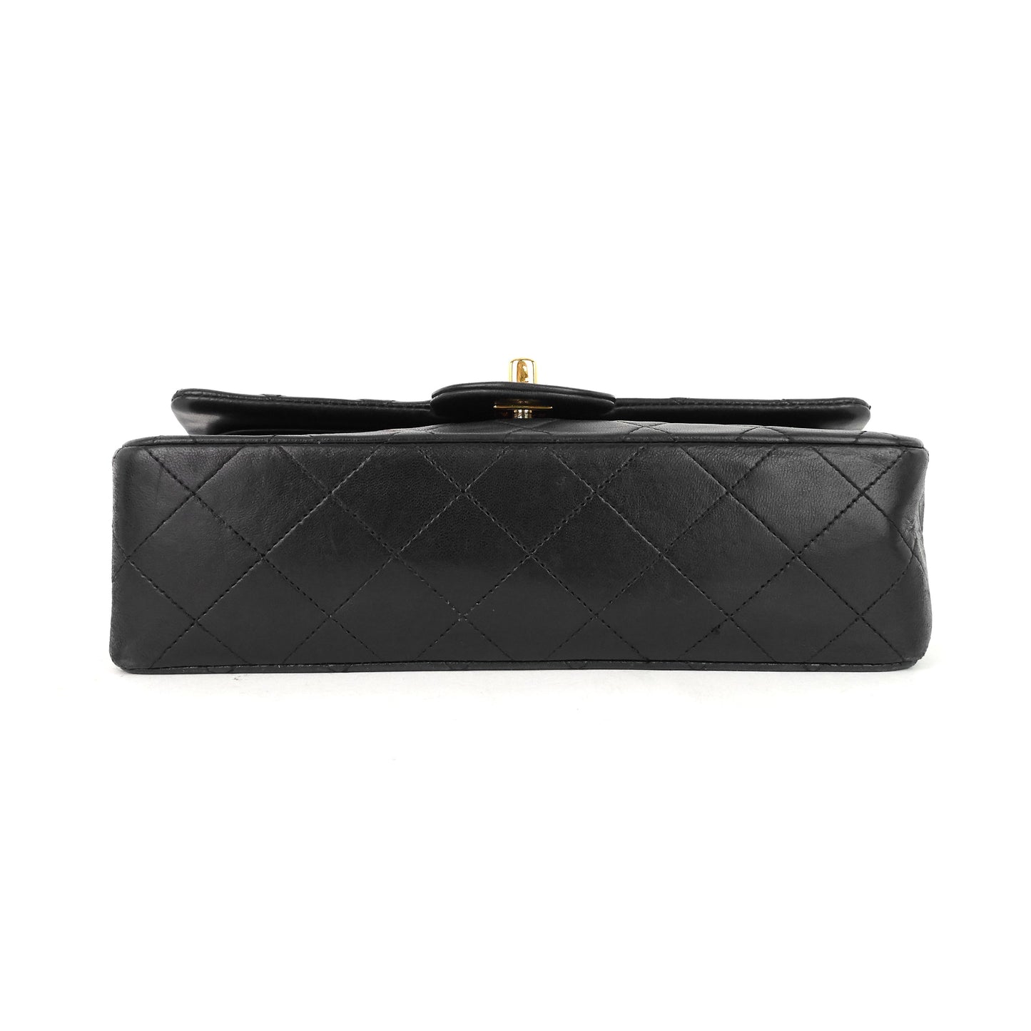 Chanel Double Flap Quilted Lambskin Leather Bag