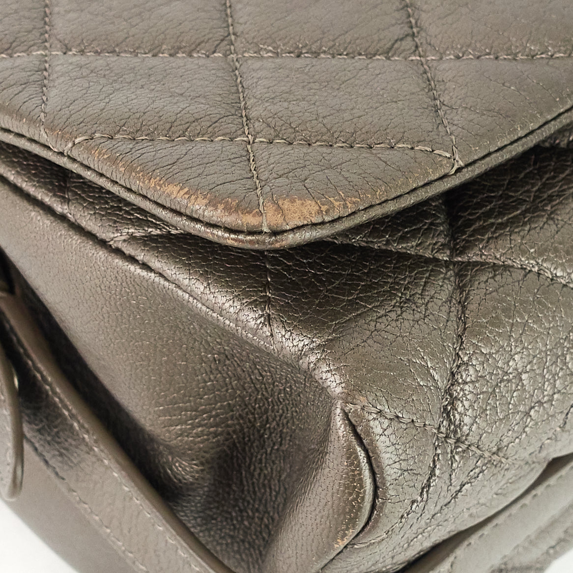 Chanel City Rock Large Goatskin Flap Bag
