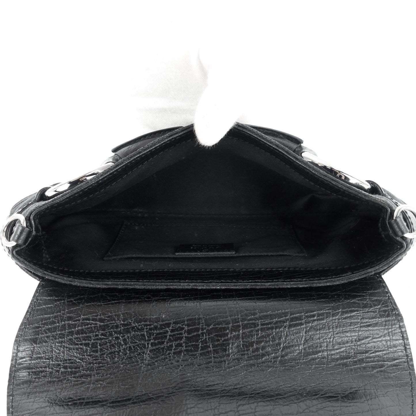 Gucci GG Canvas Horsebit Chain Clutch Bag