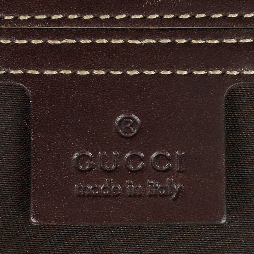 Gucci Zip Top Supreme Monogram Canvas Small Messenger Bag