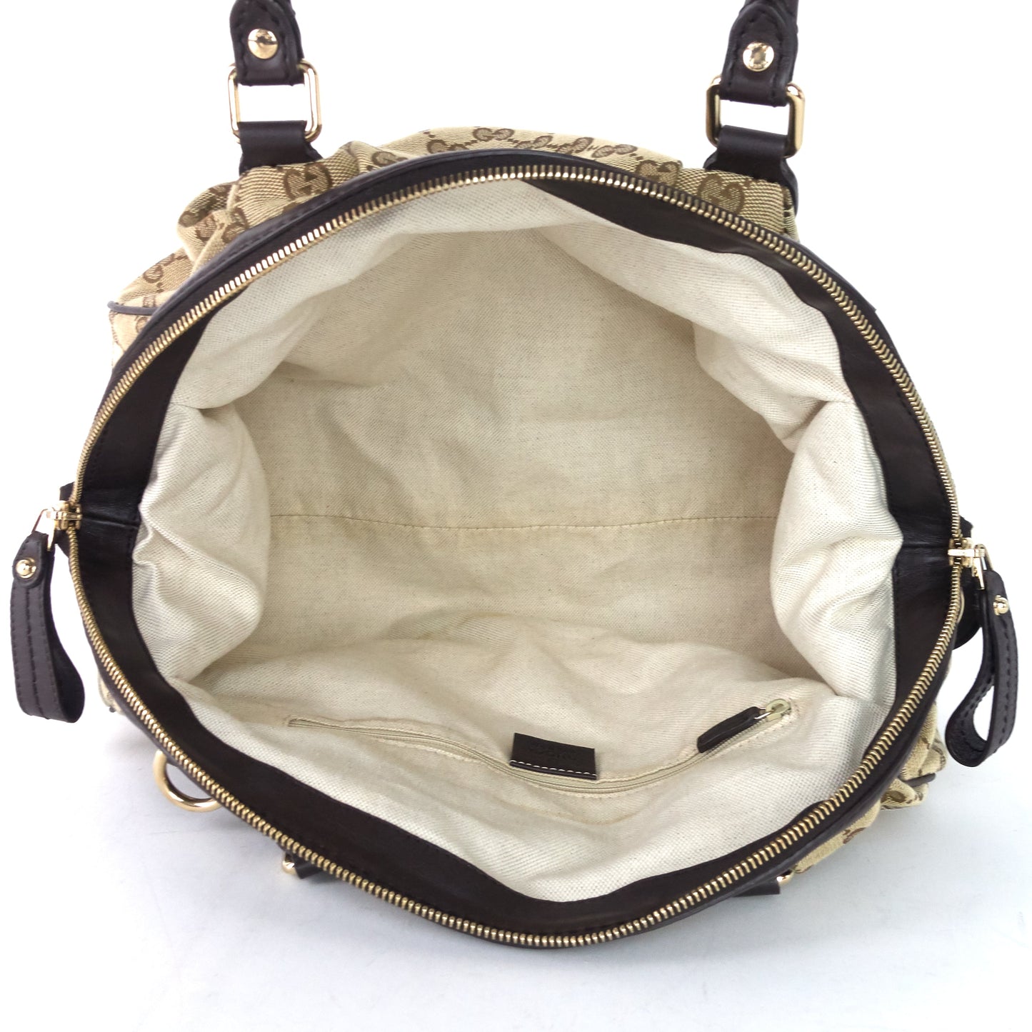 Gucci Sukey Monogram Canvas Boston Bag