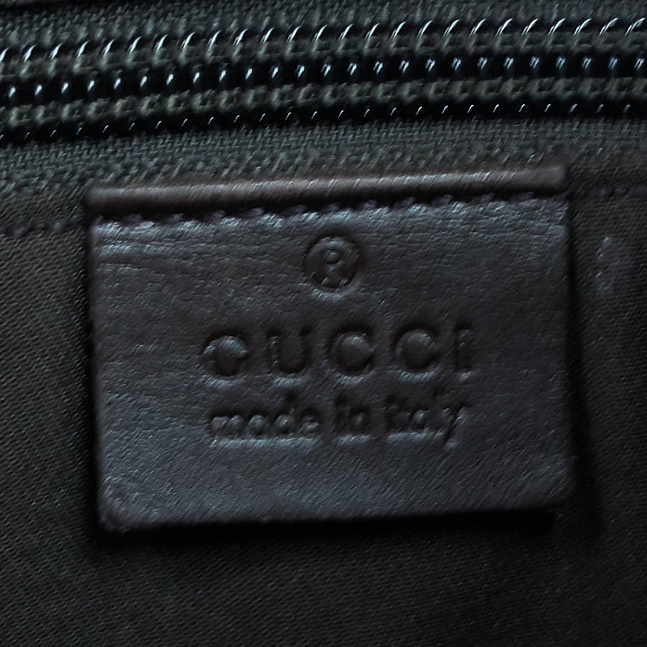 Gucci Monogram Canvas Perforated Messenger Bag