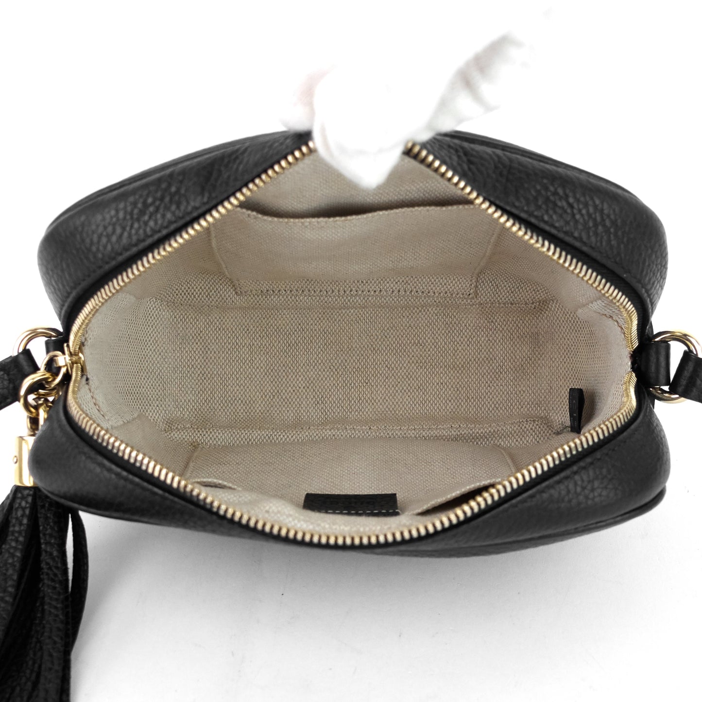 Gucci Soho Disco Pebbled Leather Crossbody Bag