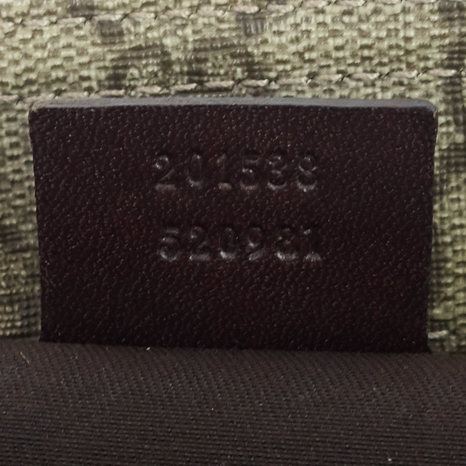 Gucci Zip Top Supreme Monogram Canvas Small Messenger Bag