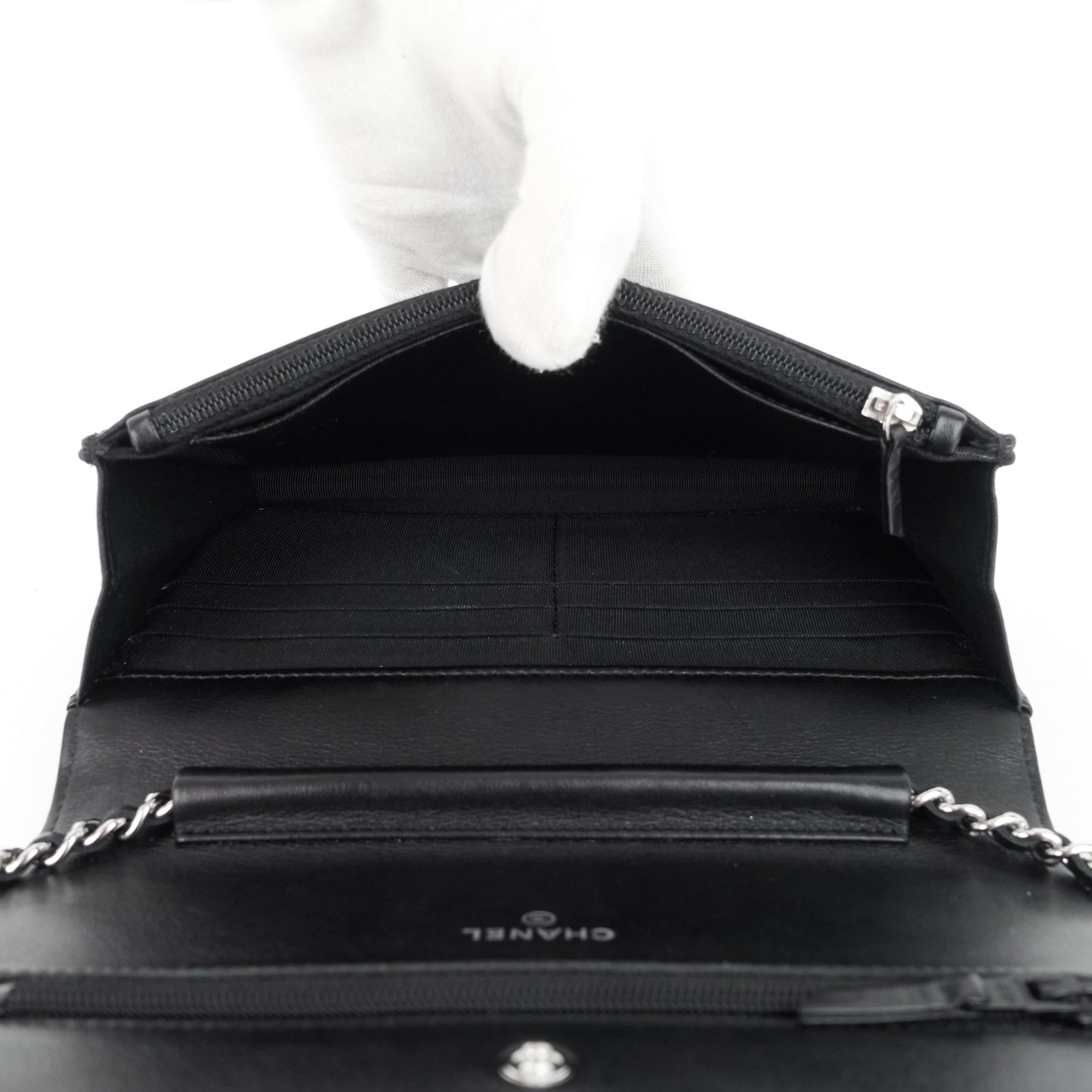 Chanel Patent Leather Wallet on Chain Bag