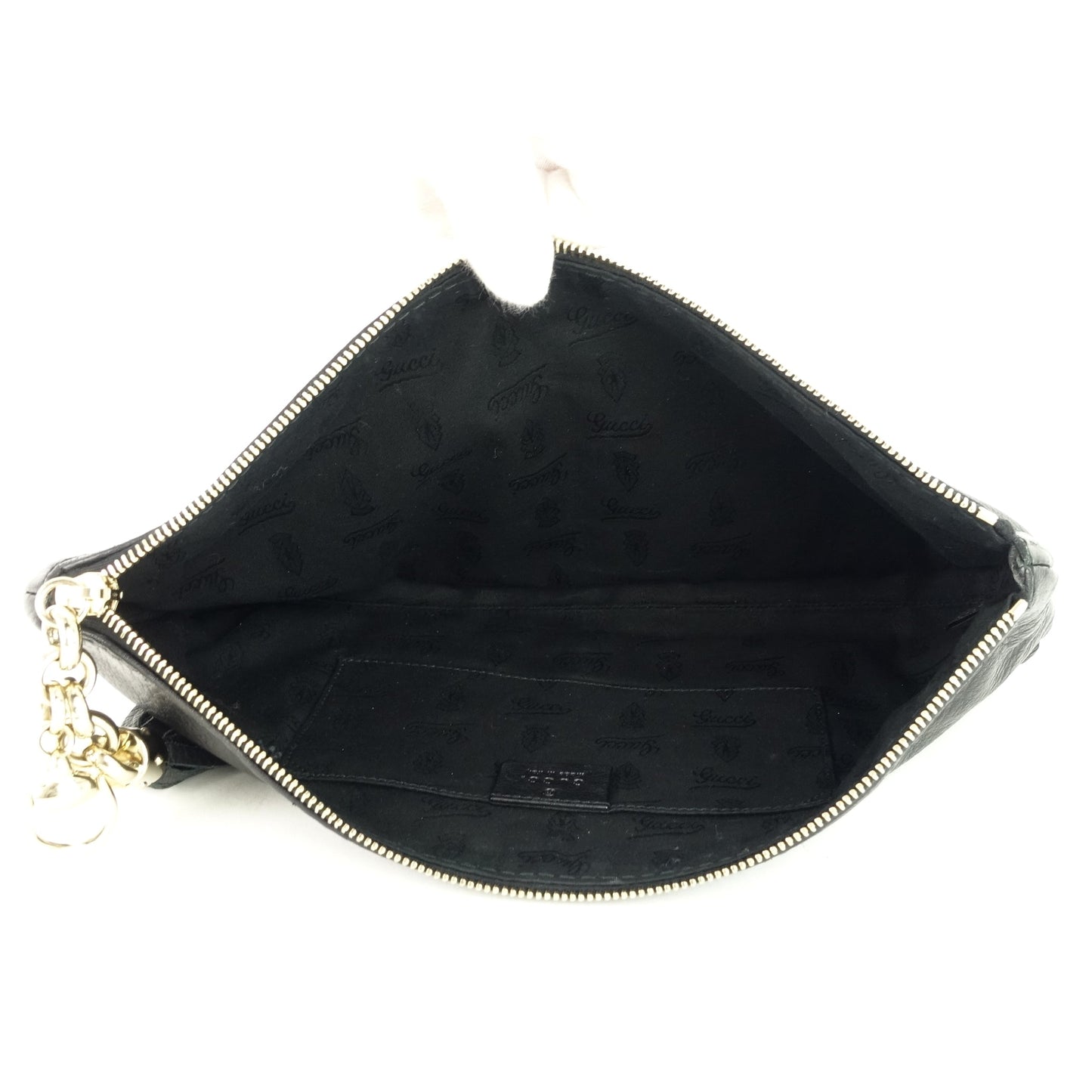 Gucci Sienna Tassel Leather Clutch Bag