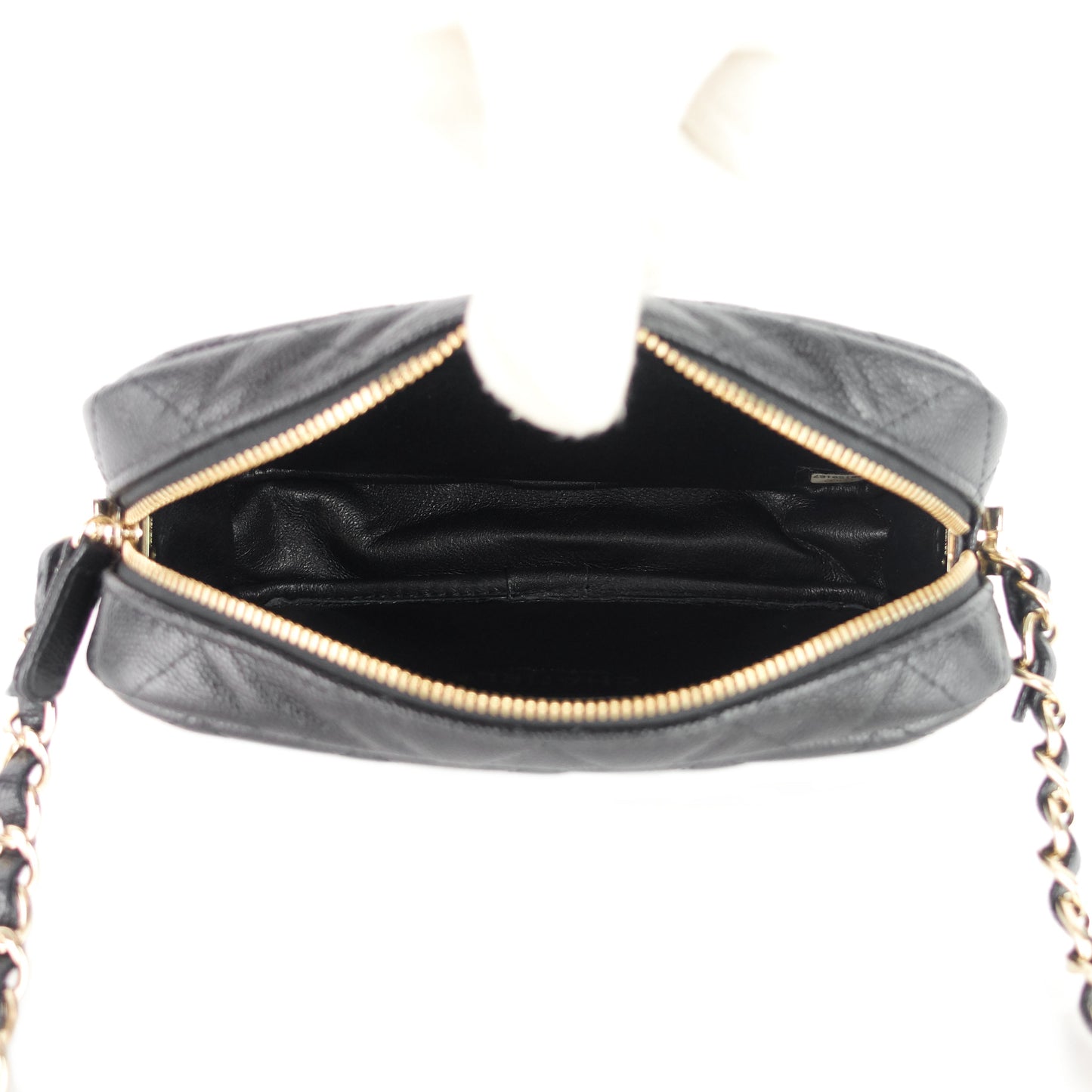 Chanel Camera Case Mini Caviar Leather Bag