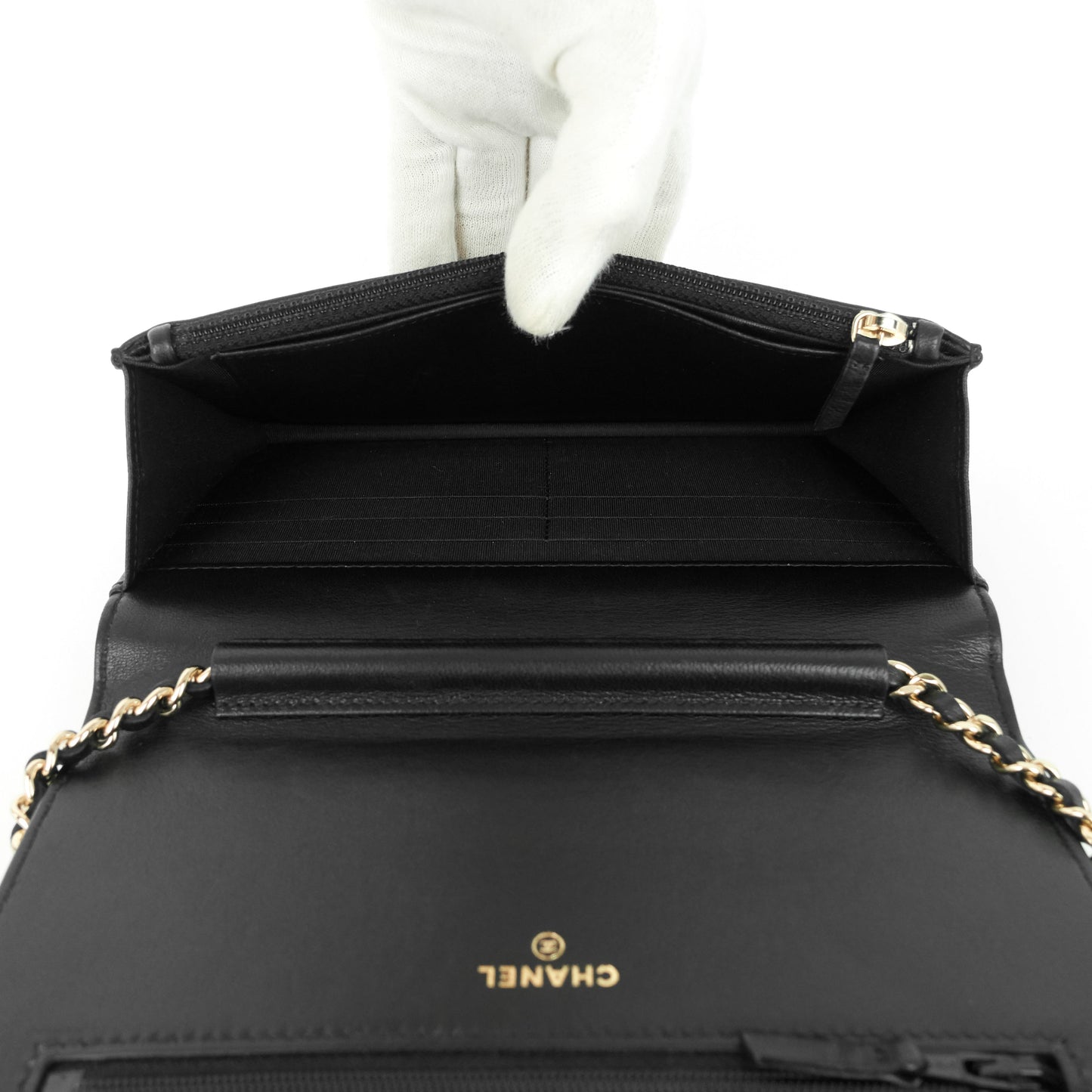Chanel CC Timeless Lambskin Wallet on Chain WOC