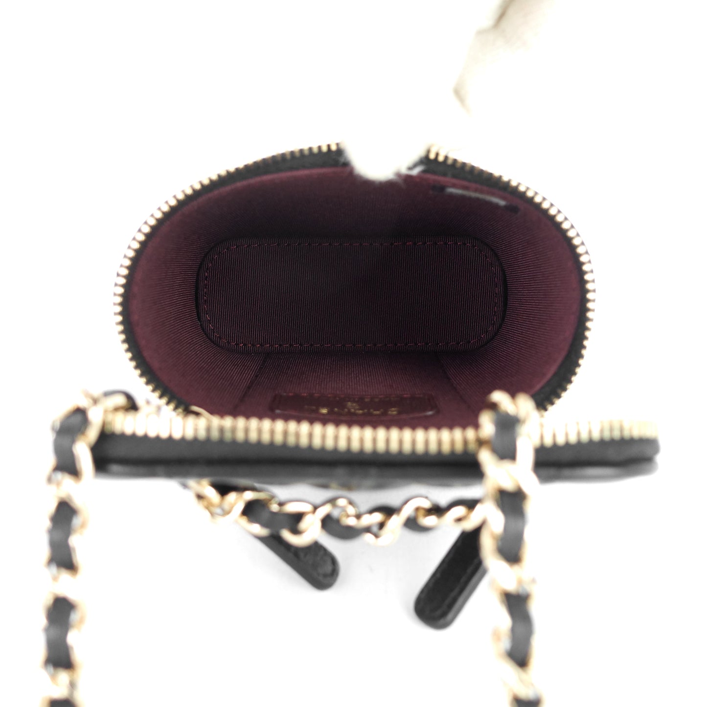 Chanel Classic Vanity with Chain Matelassé Lambskin Crossbody Bag