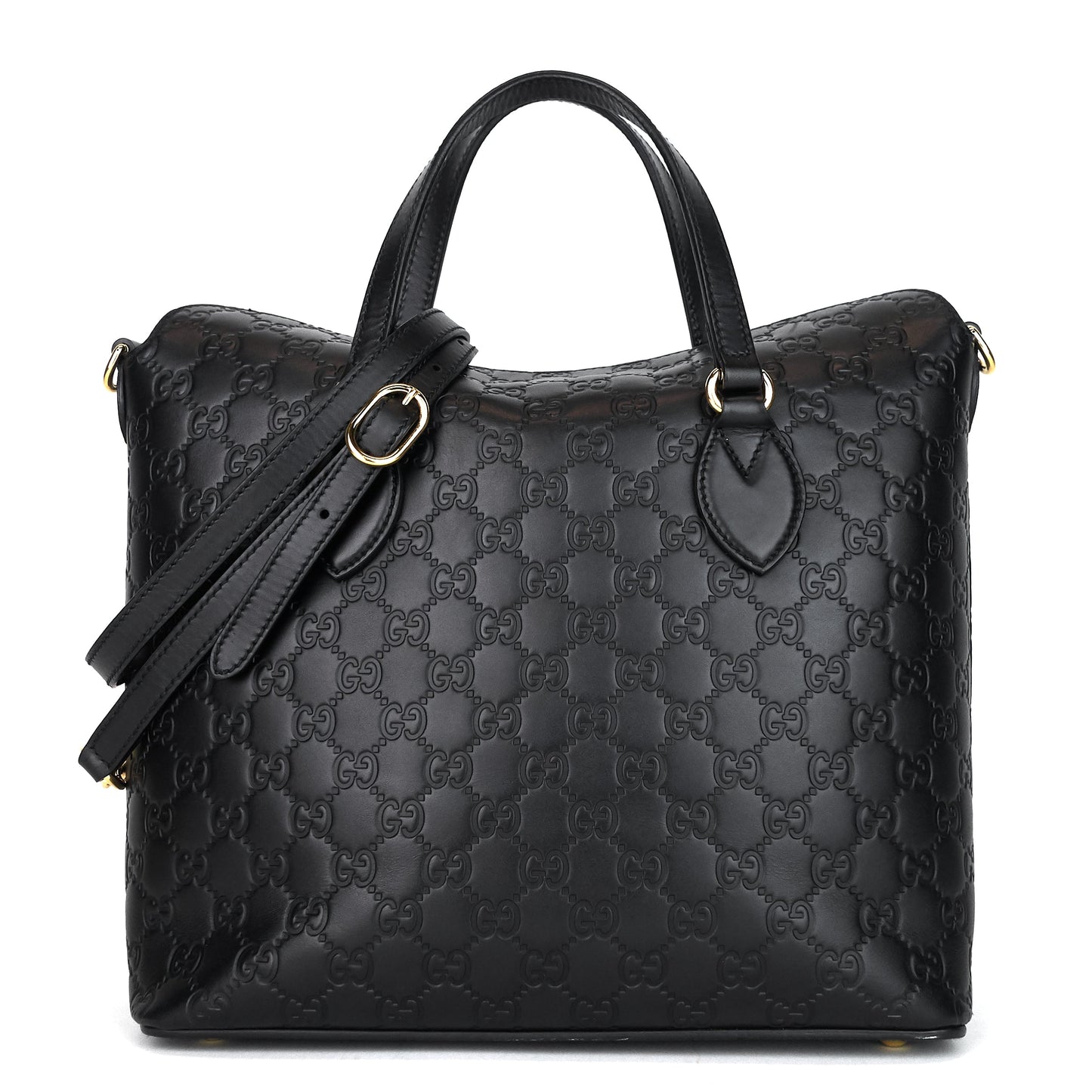 Gucci Signature Top Handle Guccissima Bag