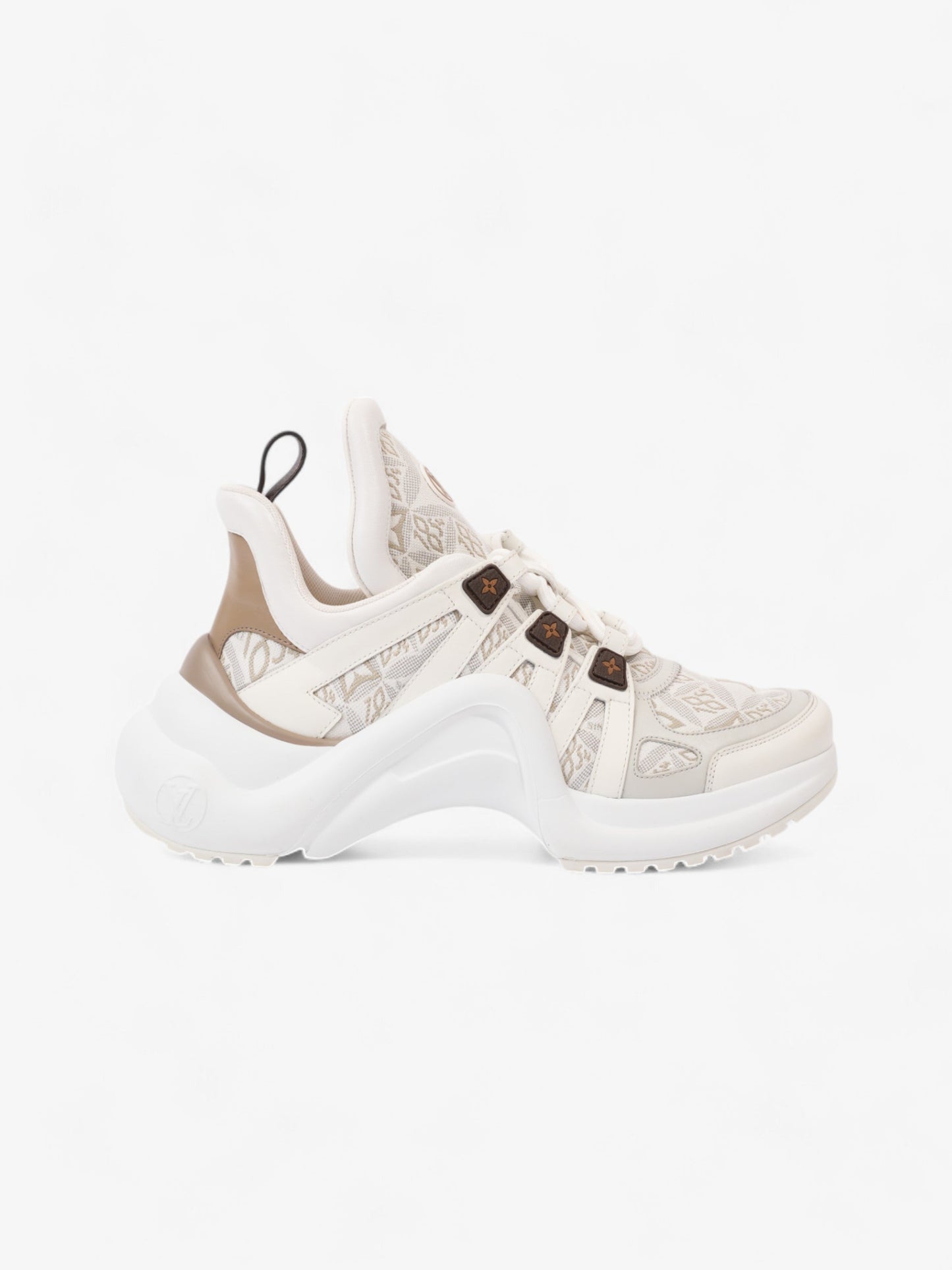 Louis Vuitton Archlight Sneakers White / Beige Canvas EU 39 UK 6