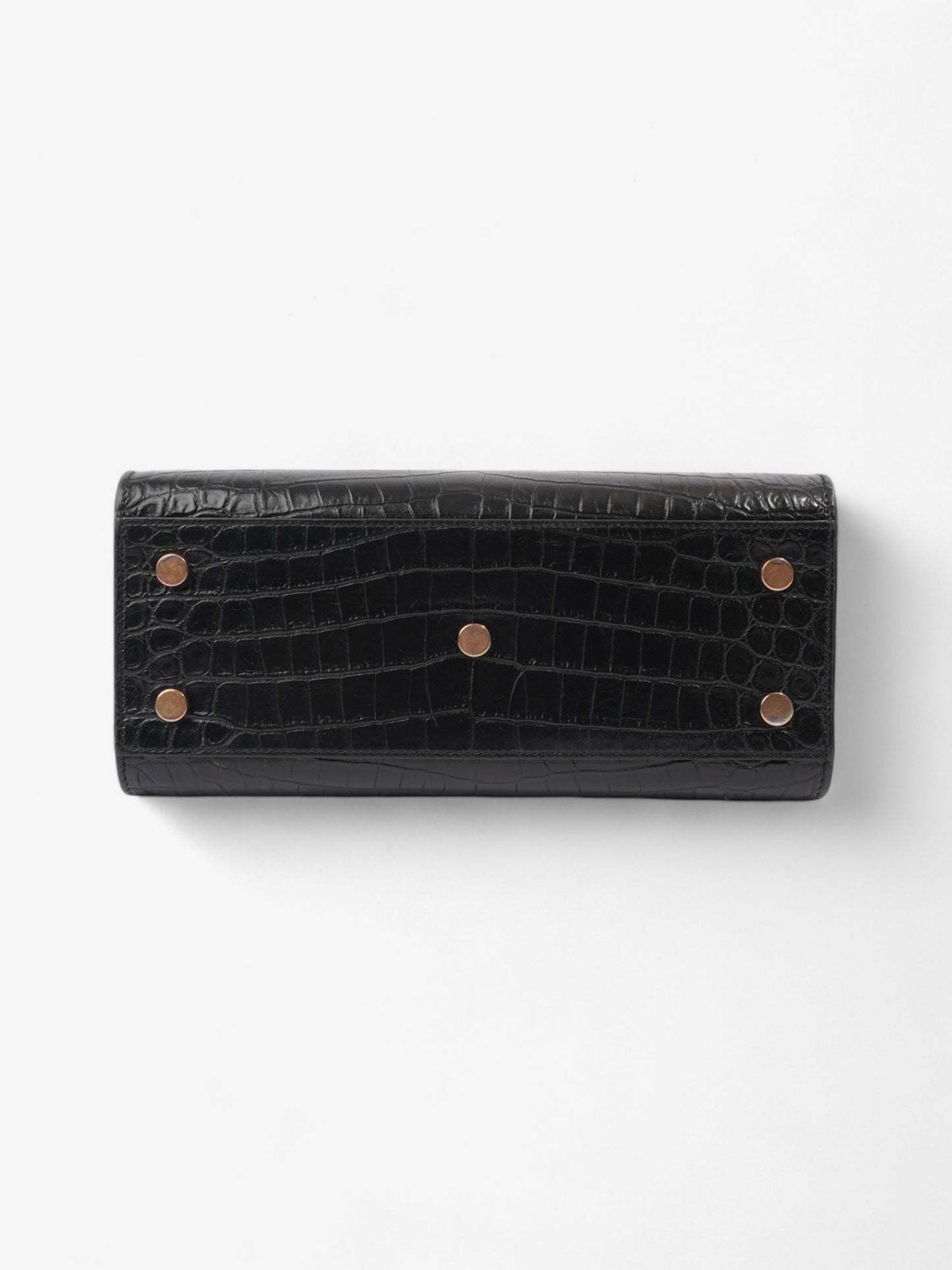 Saint Laurent Sac De Jour Black Embossed Leather Baby