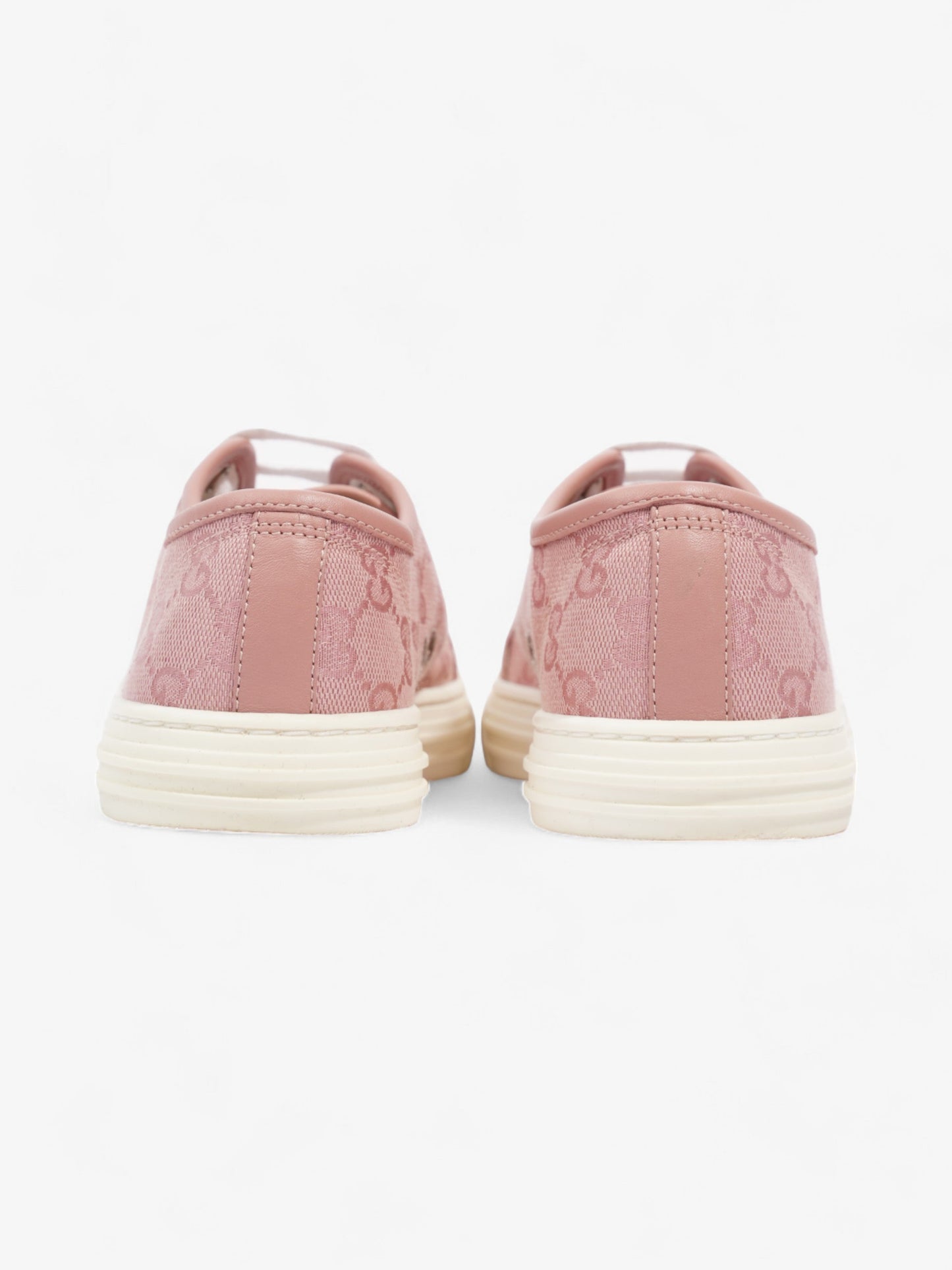 Gucci GG Low-top Sneakers Pink Canvas EU 37.5 UK 4.5