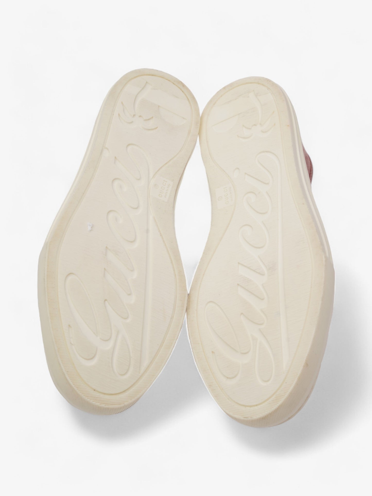Gucci GG Low-top Sneakers Pink Canvas EU 37.5 UK 4.5