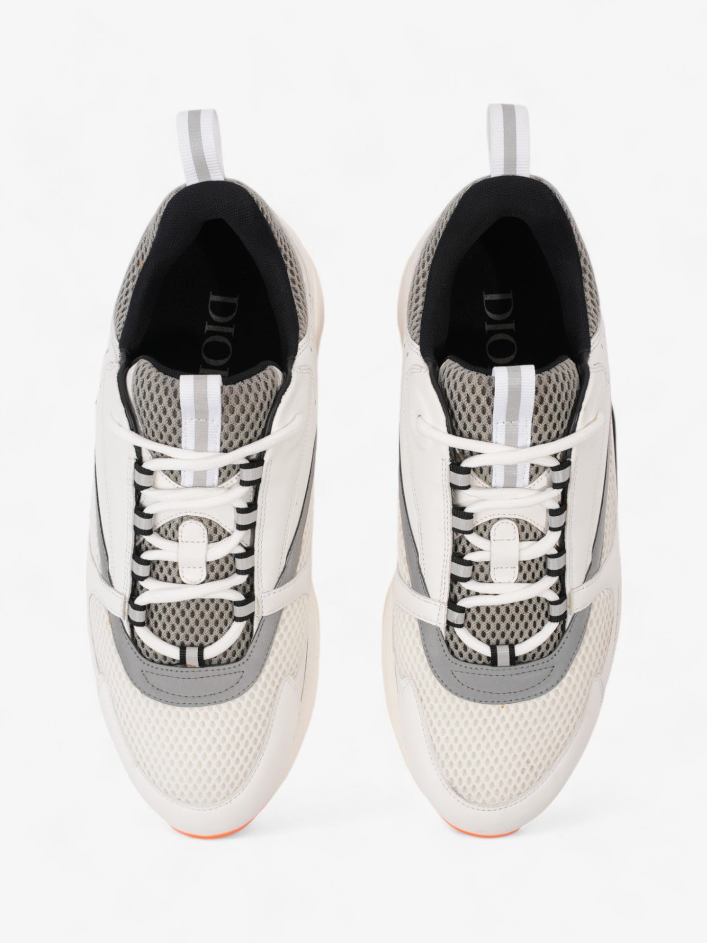 Christian Dior B22 Sneakers White / Grey / Black Mesh EU 43 UK 9