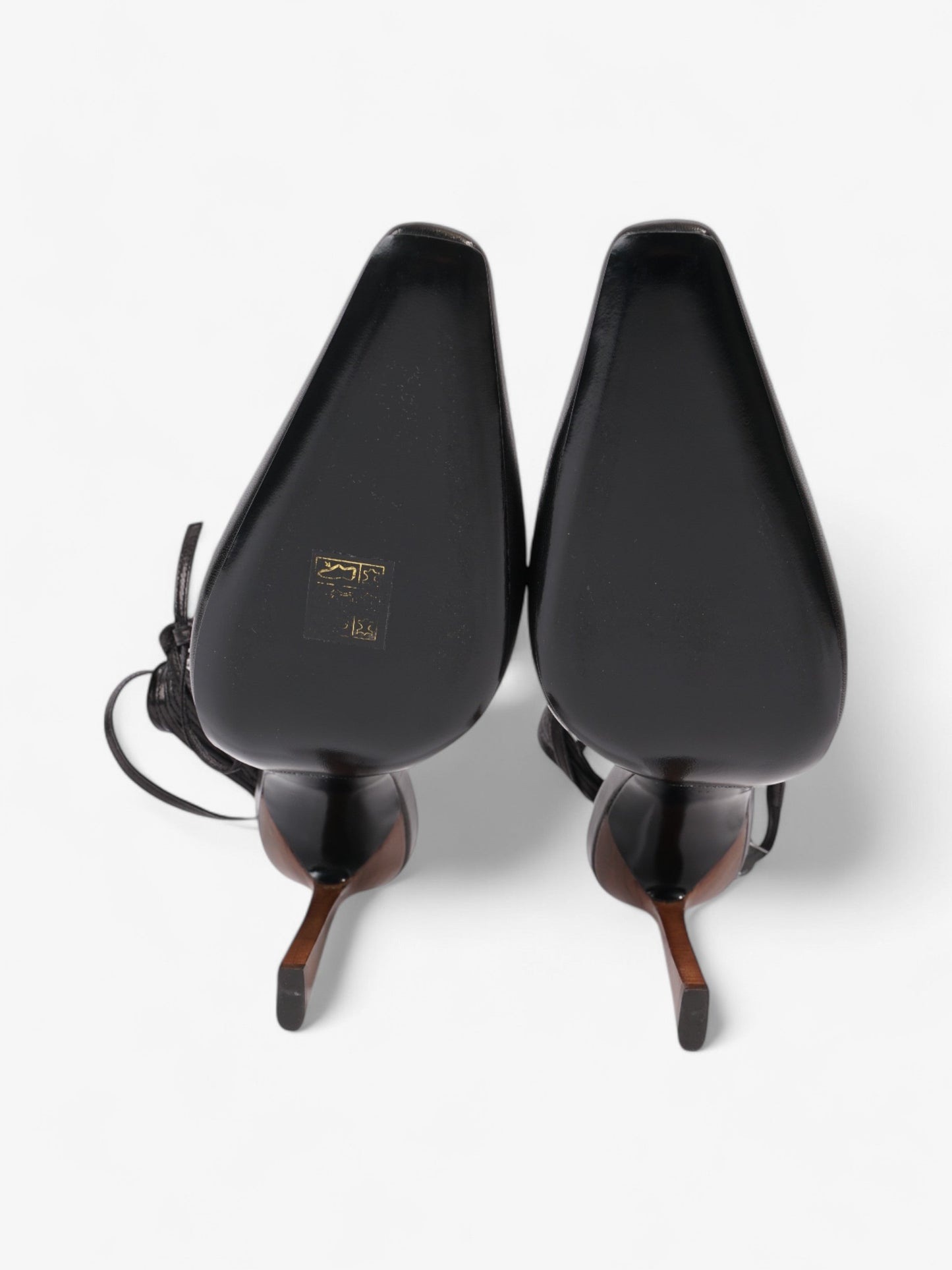 Saint Laurent Blade 105 Black Leather EU 41 UK 8