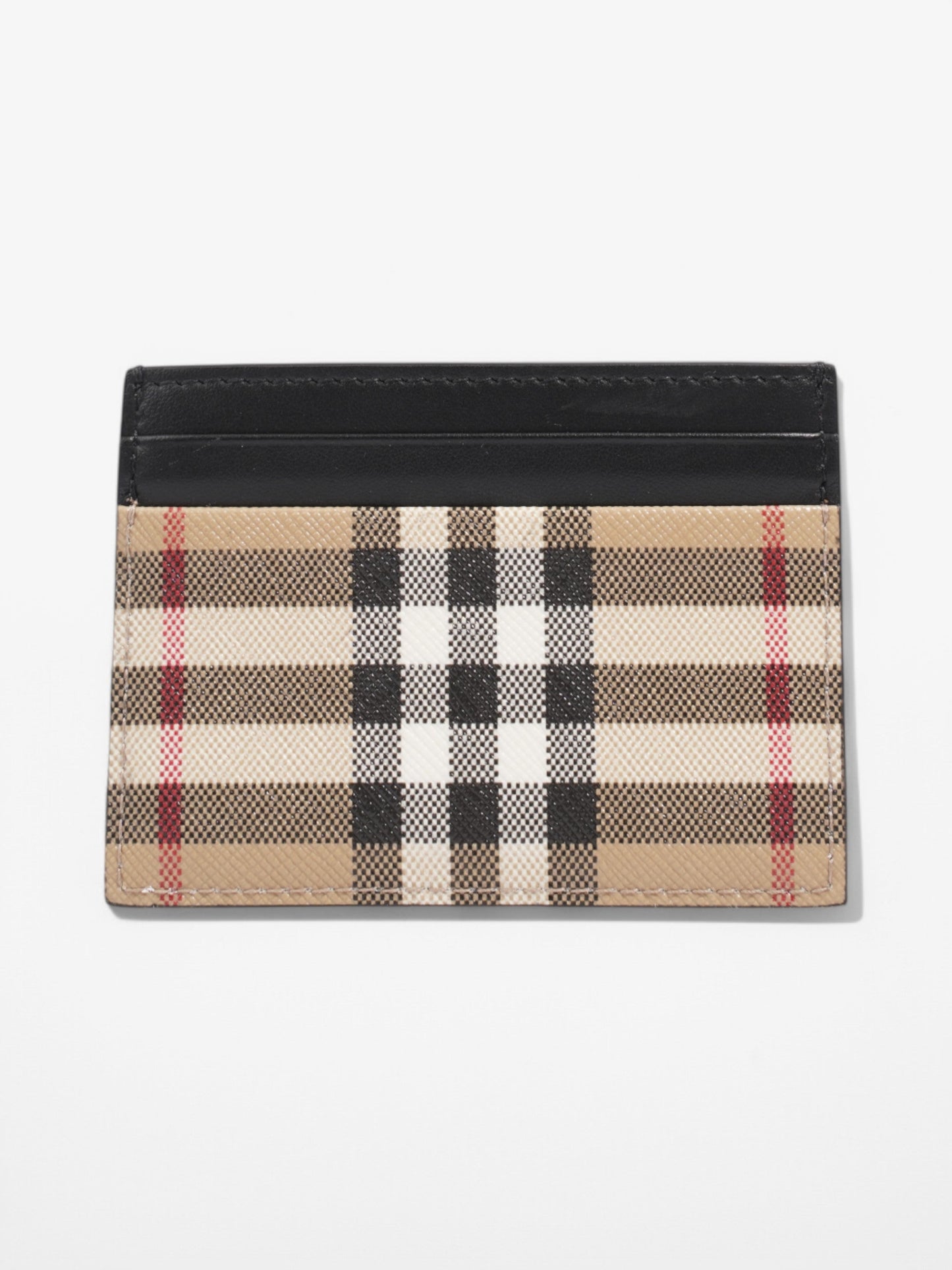 Burberry Card Holder Archive Beige Coated Canvas