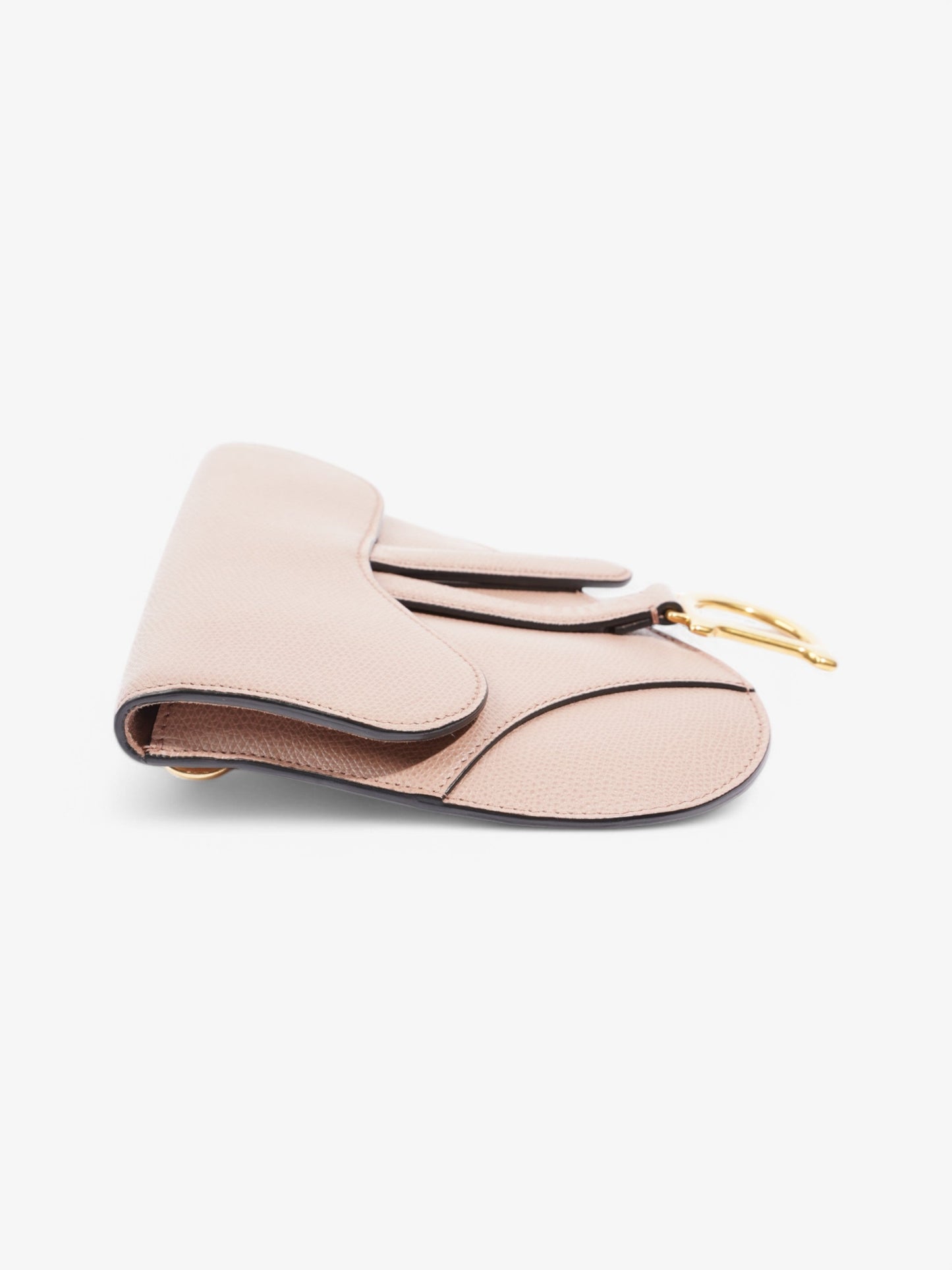 Christian Dior Saddle Belt Bag Rose Beige Calfskin Leather