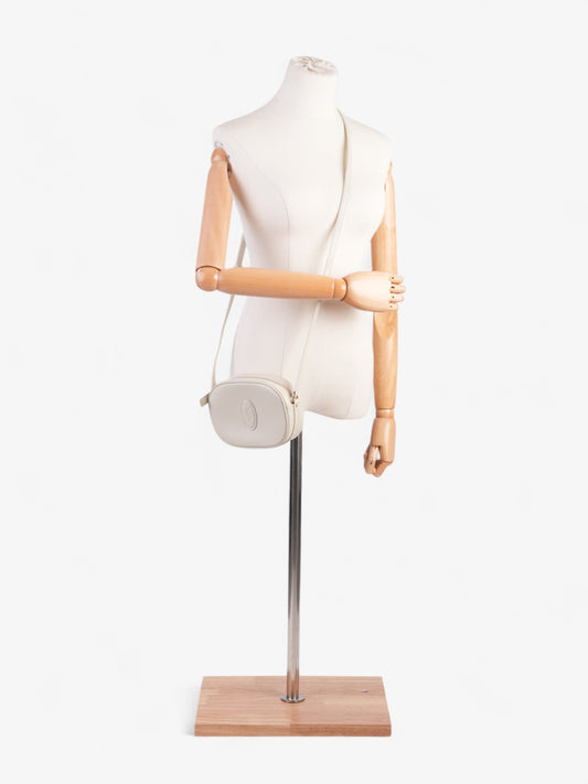 Saint Laurent Le 61 Camera Bag White Calfskin Leather