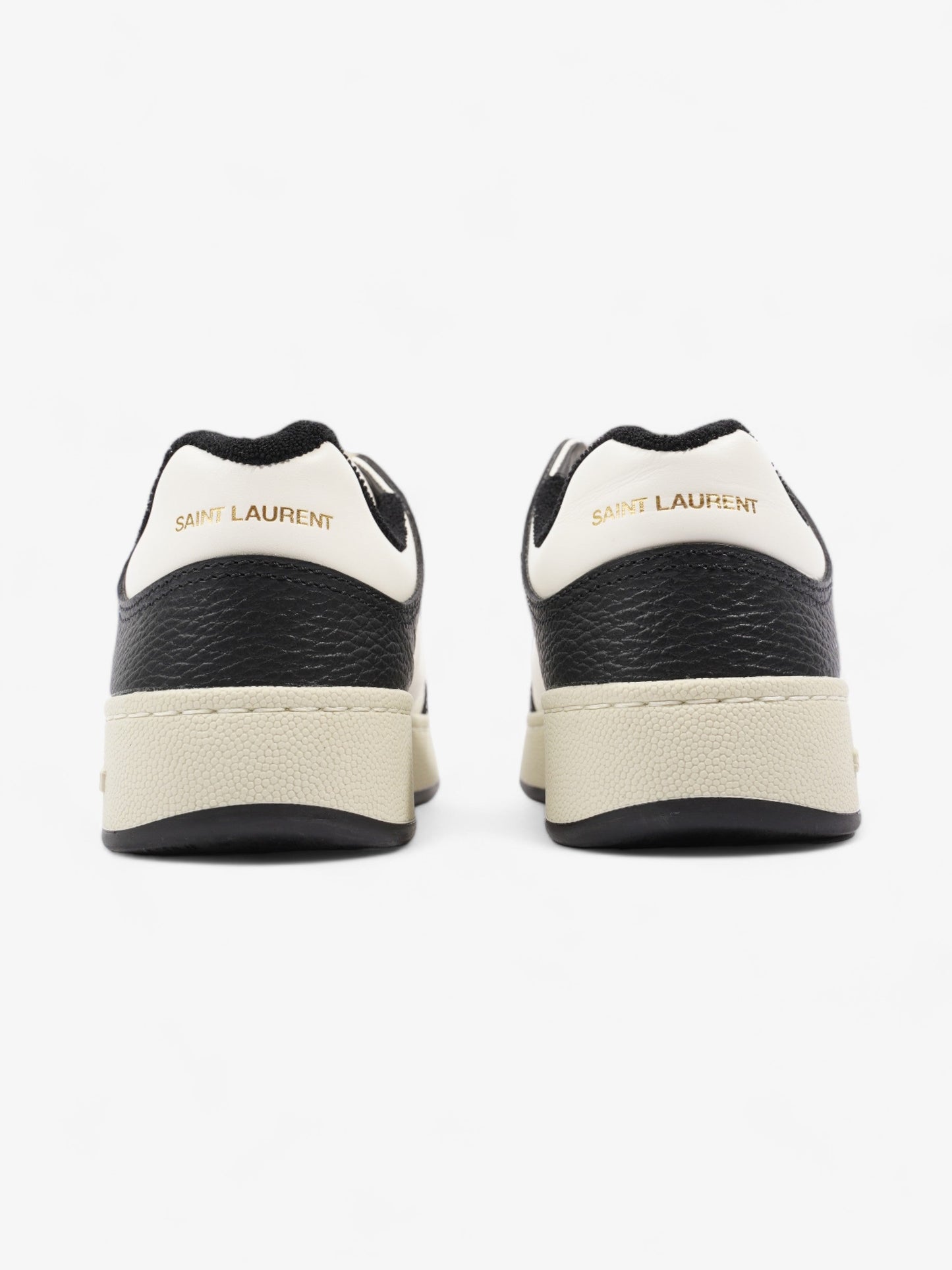 Saint Laurent SL61 Low Sneakers Black / White Leather EU 38 UK 5