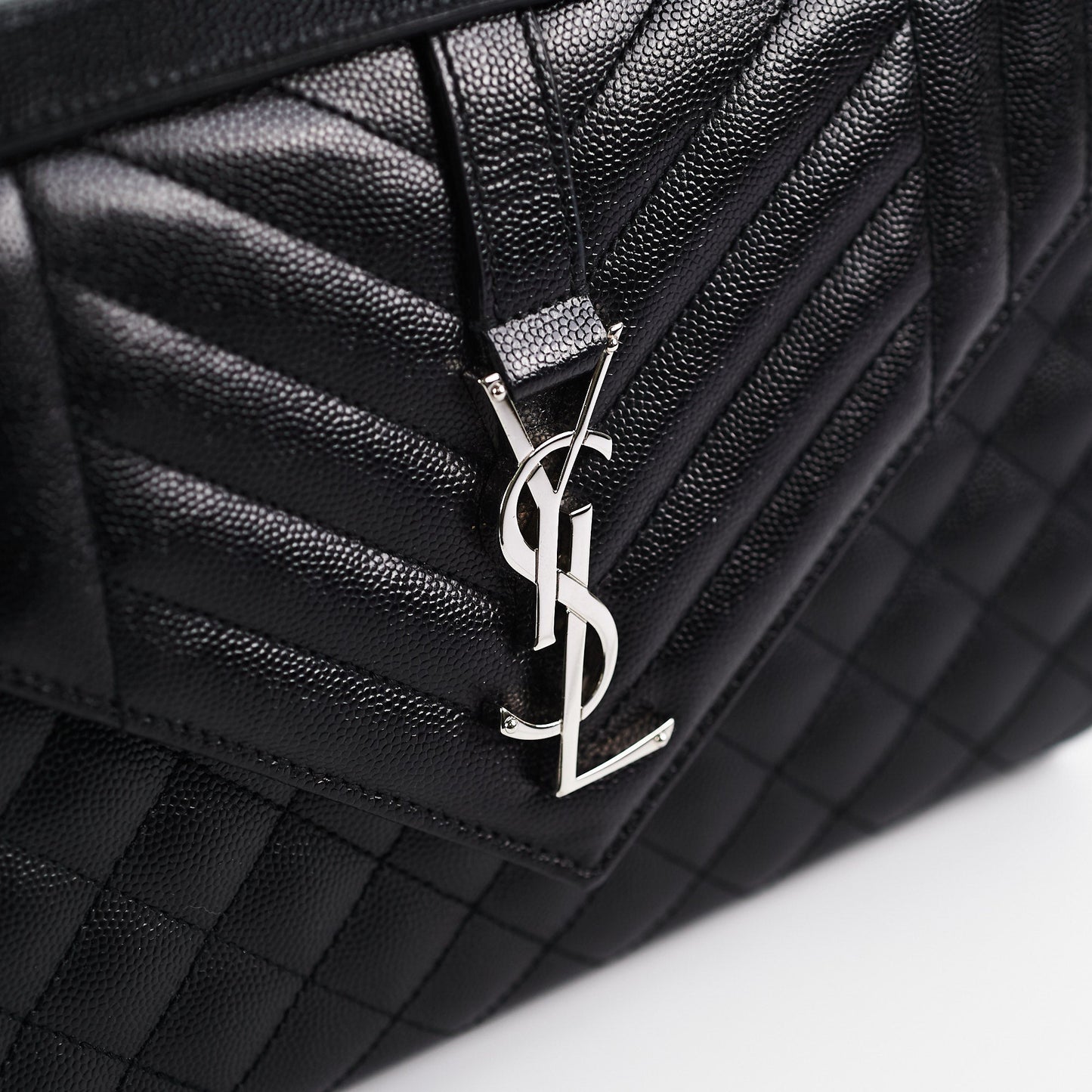Saint Laurent Medium Black Envelope Shoulder Bag