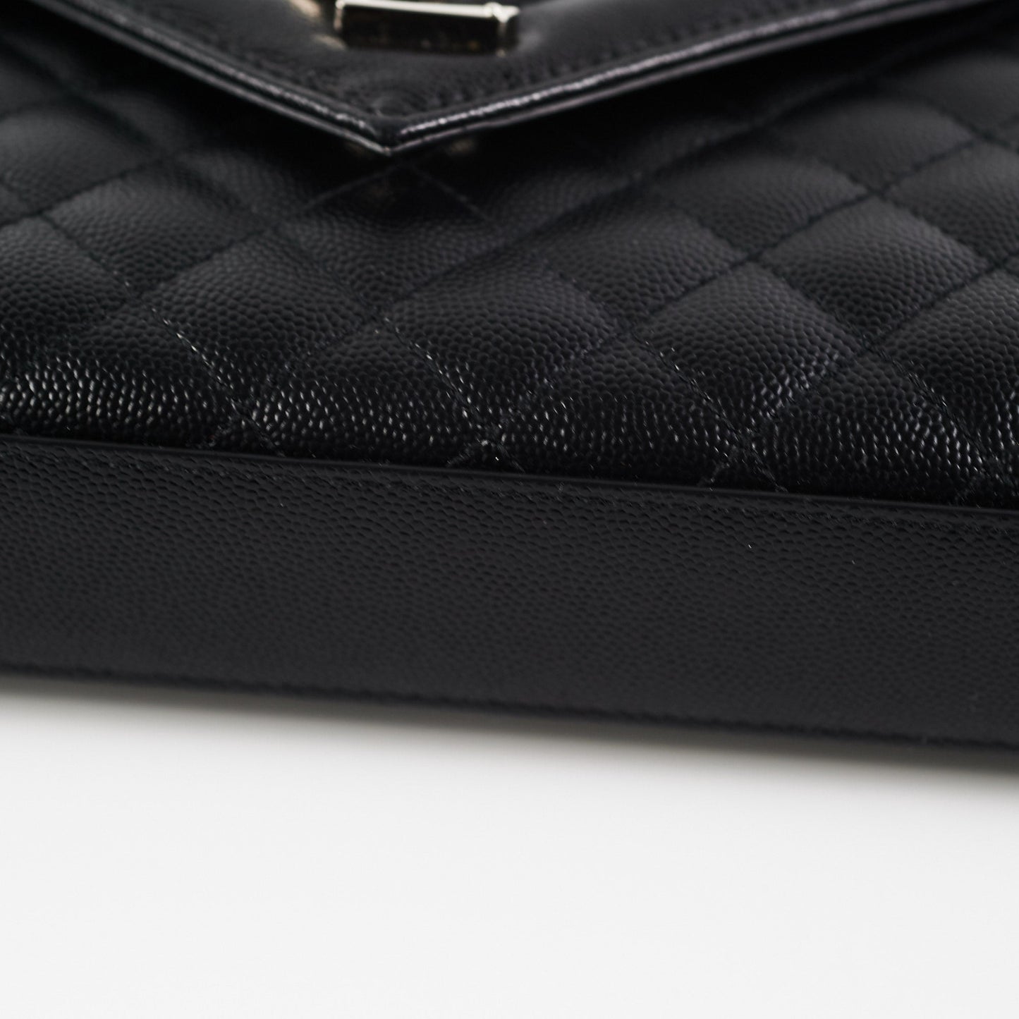 Saint Laurent Medium Black Envelope Shoulder Bag