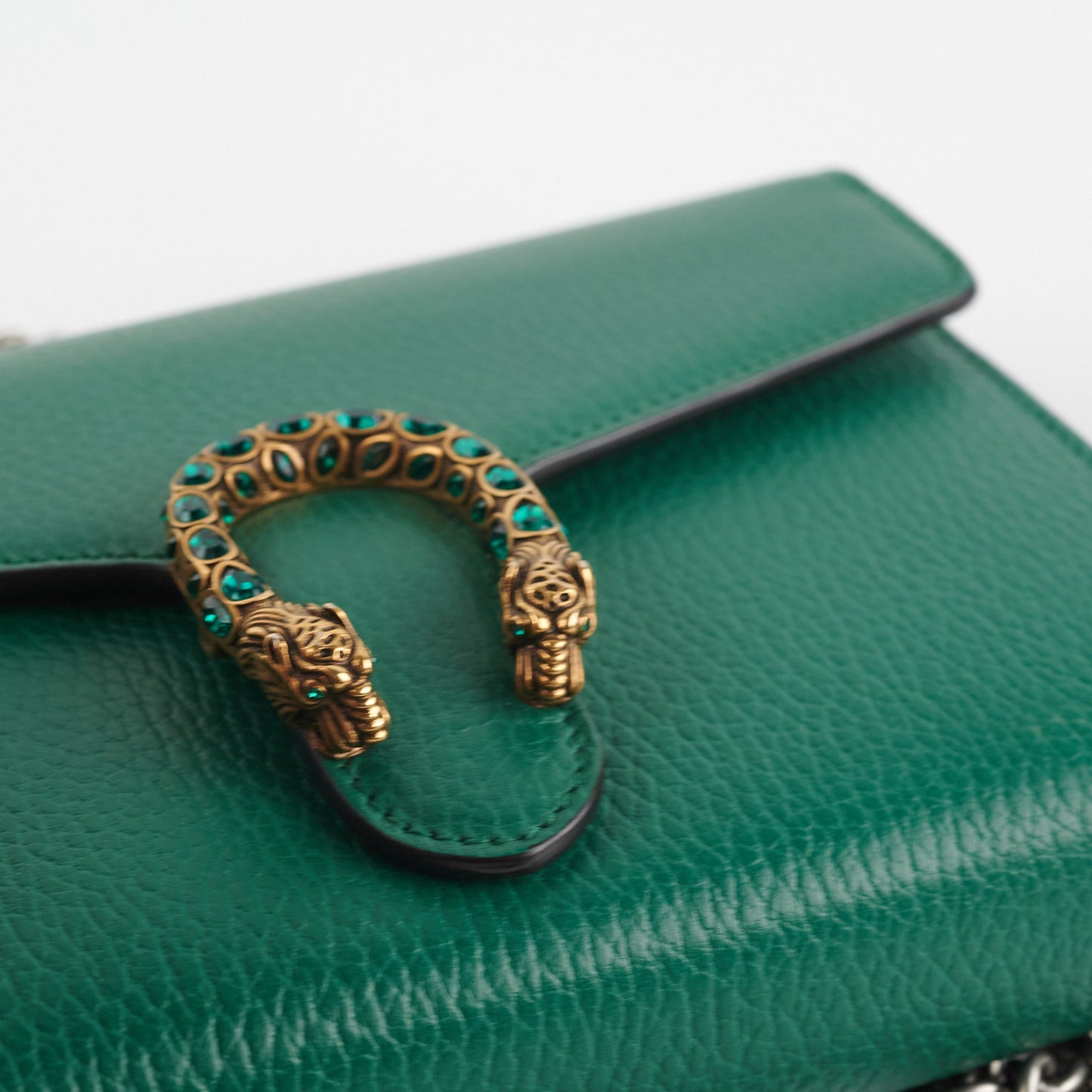 Gucci Dionysus Wallet On Chain Green