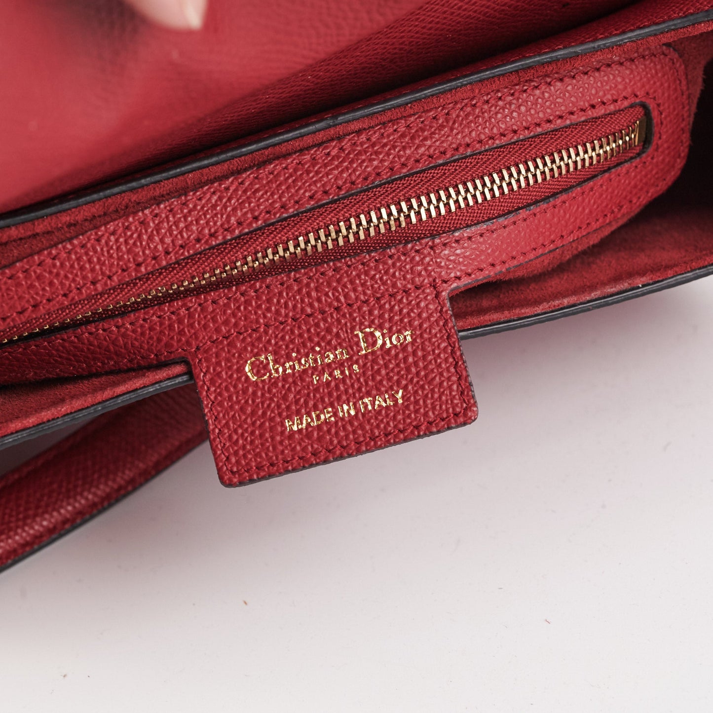Dior Saddle Bag Red