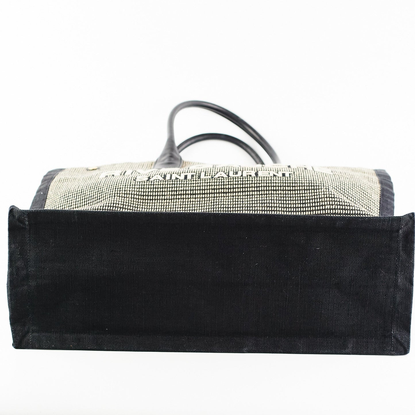 Saint Laurent Rive Gauche Tote Bag Black/Beige