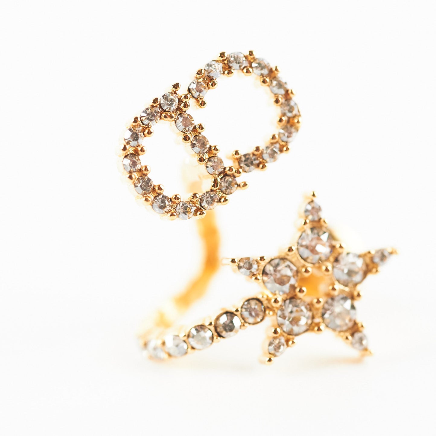 Dior Earrings Clair De Lune CD Stars (Costume Jewellery)