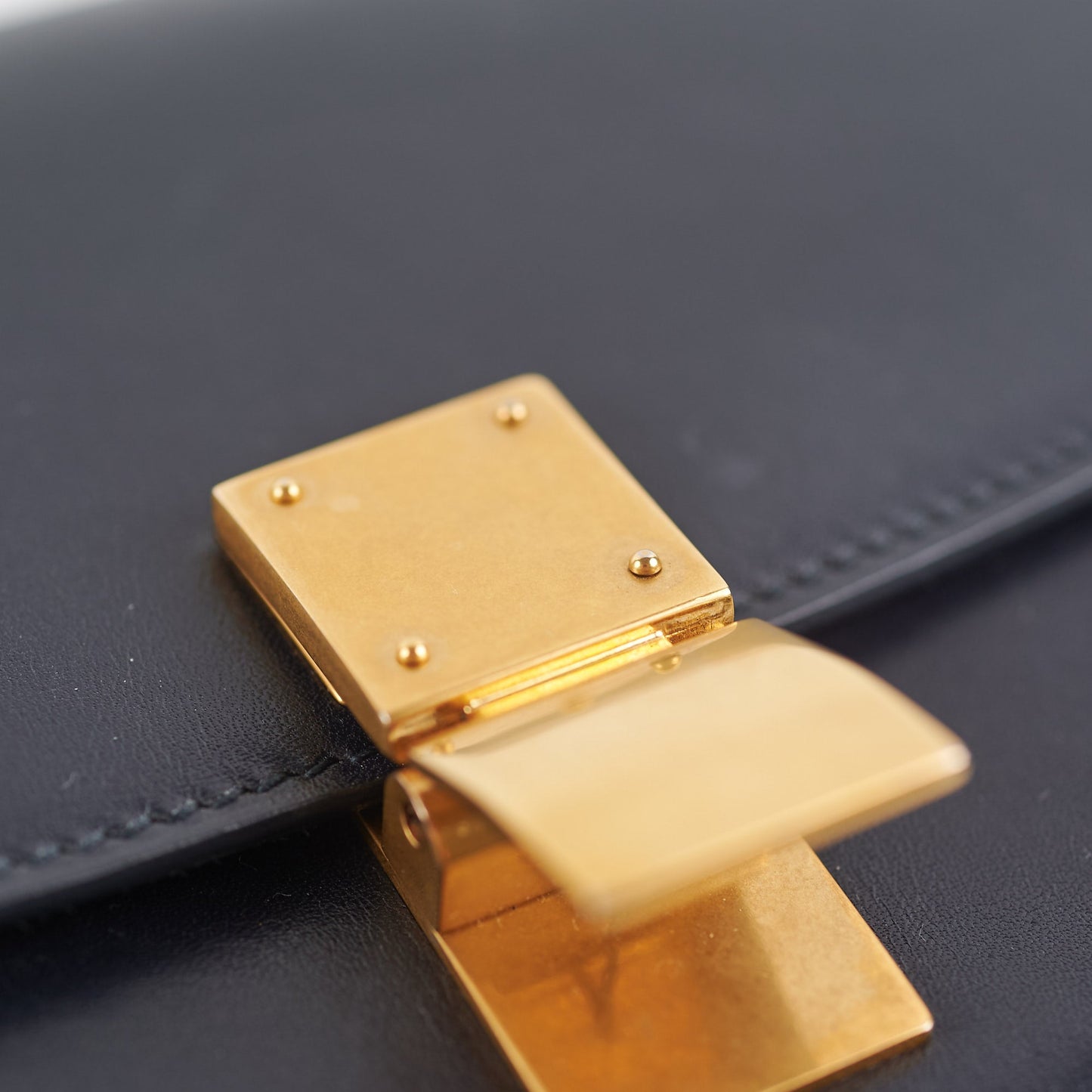 Celine Small Box Navy Blue