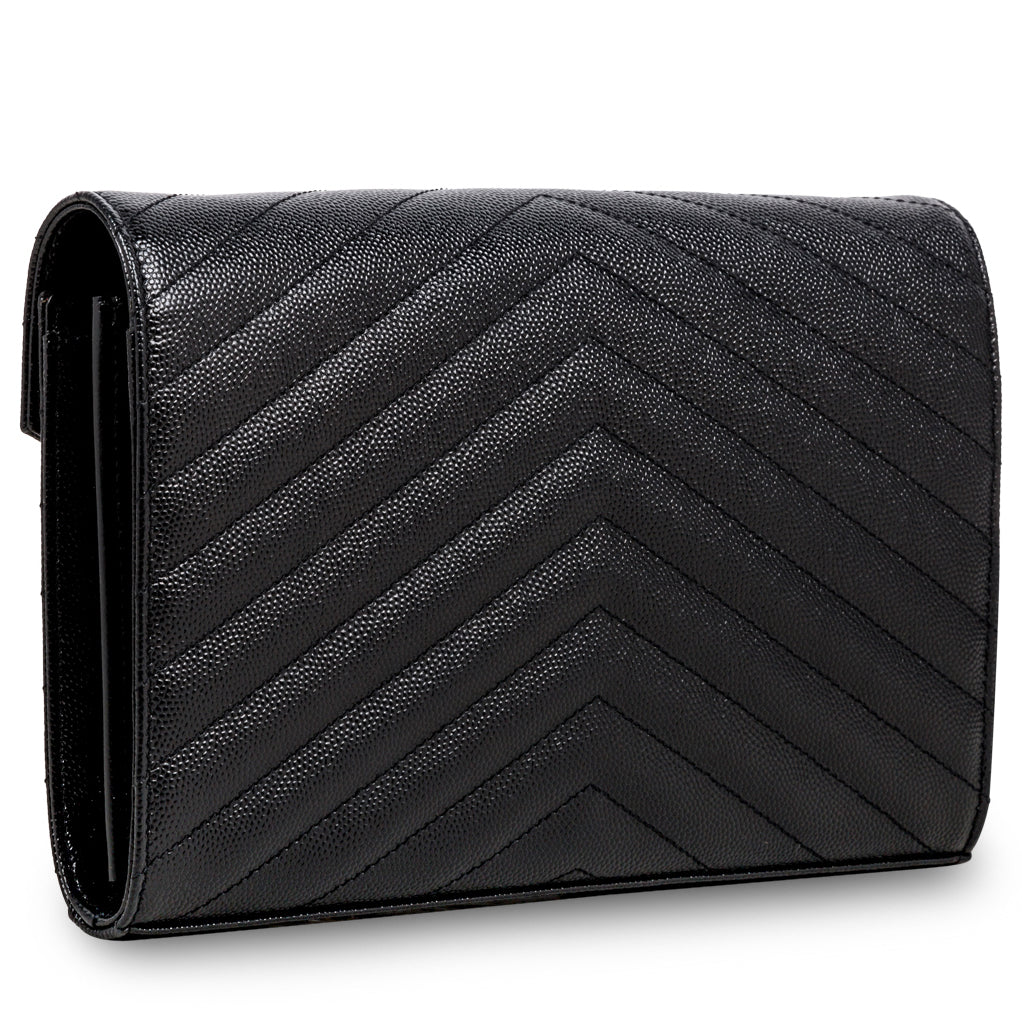 Saint Laurent Monogram Envelope Wallet on Chain