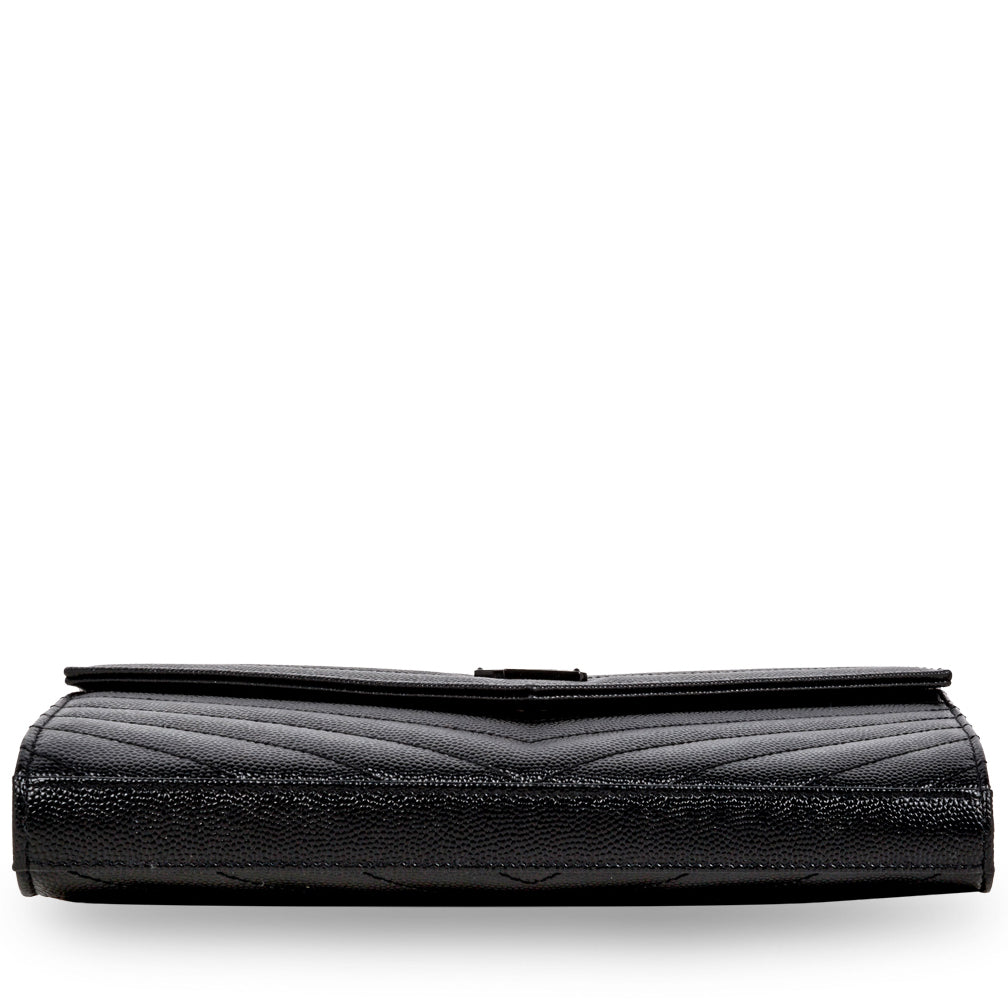 Saint Laurent Monogram Envelope Wallet on Chain