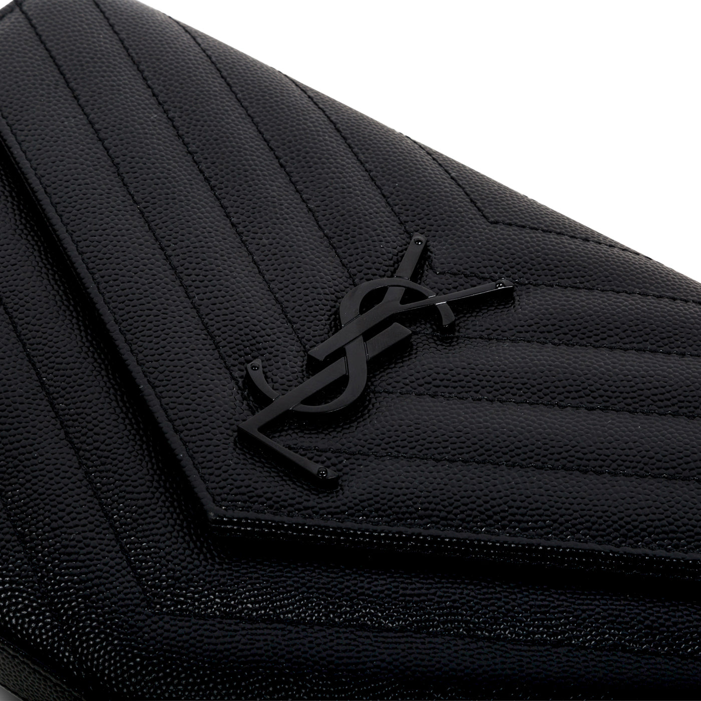 Saint Laurent Monogram Envelope Wallet on Chain