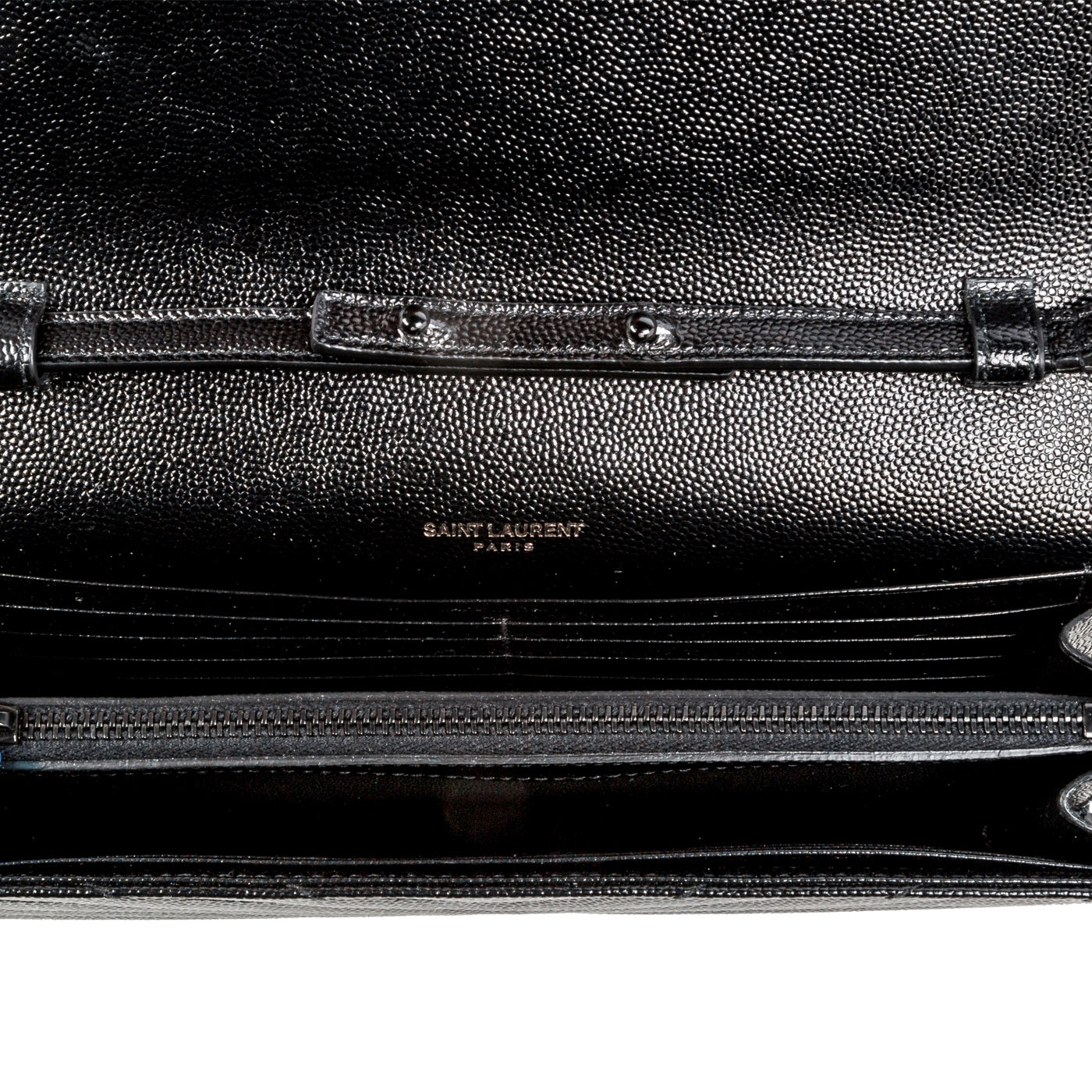Saint Laurent Monogram Envelope Wallet on Chain