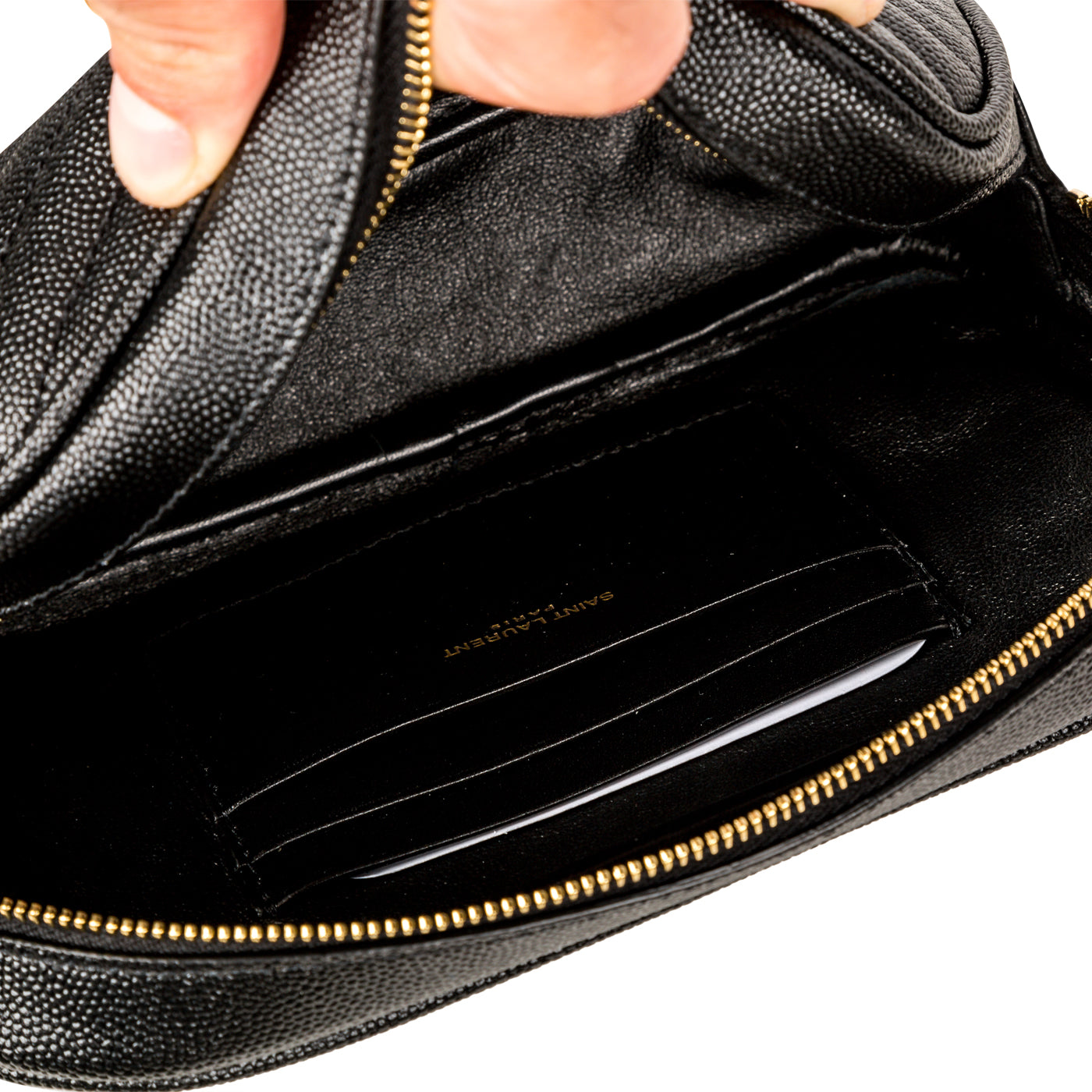 Saint Laurent Lou Mini Leather Crossbody bag
