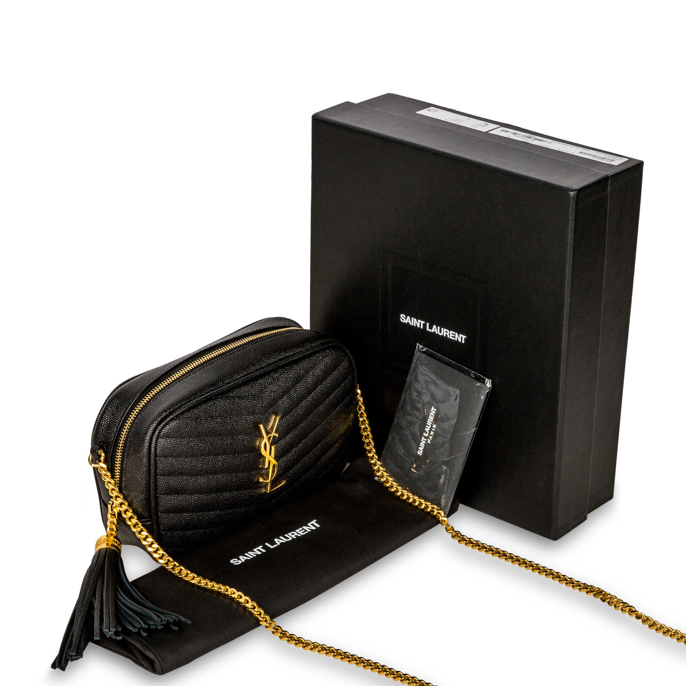 Saint Laurent Lou Mini Leather Crossbody bag