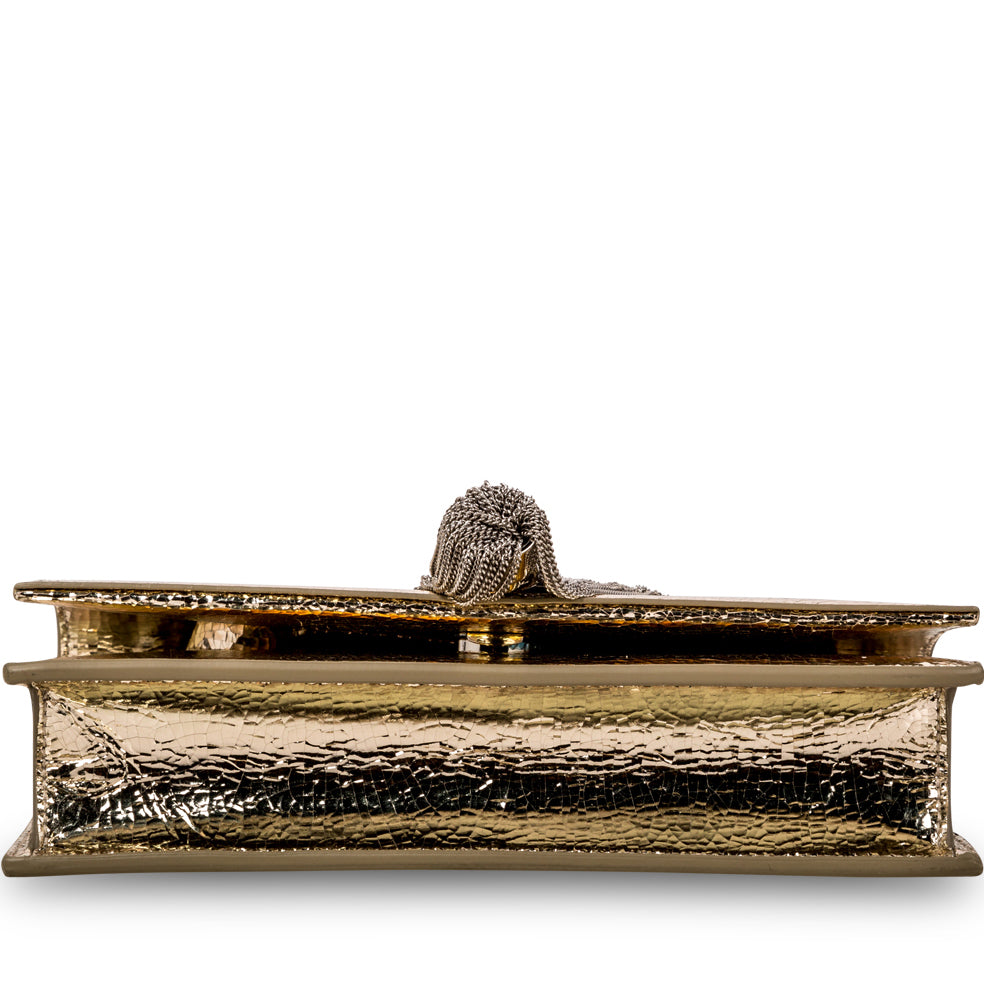 Saint Laurent Metallic Kate Tassel Bag