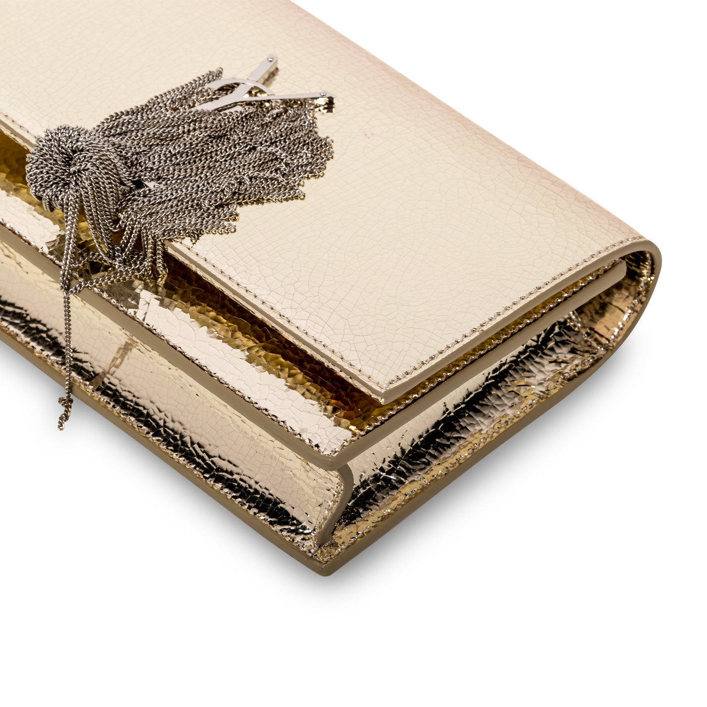 Saint Laurent Metallic Kate Tassel Bag