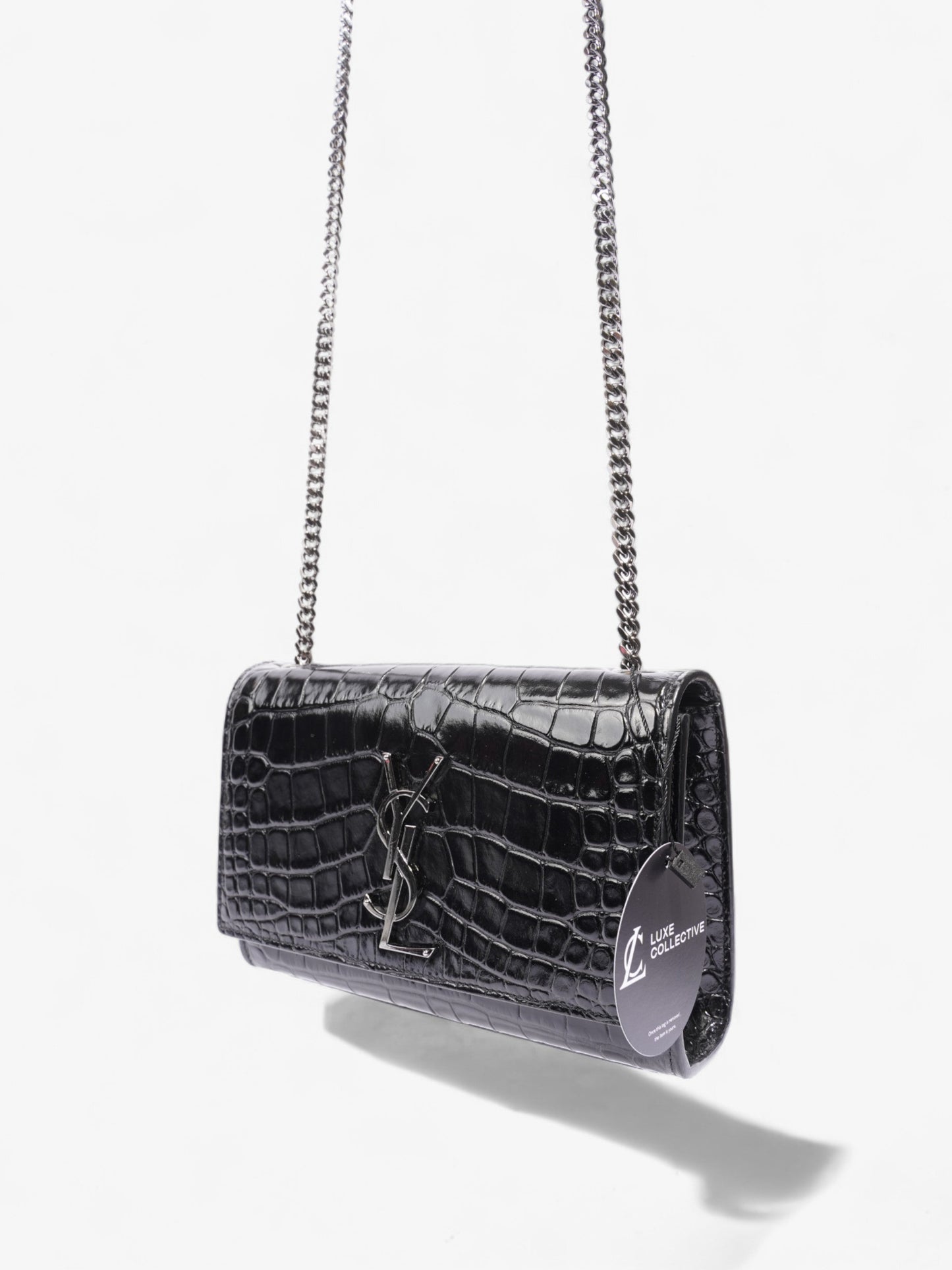 Saint Laurent Kate Black Calfskin Leather Small