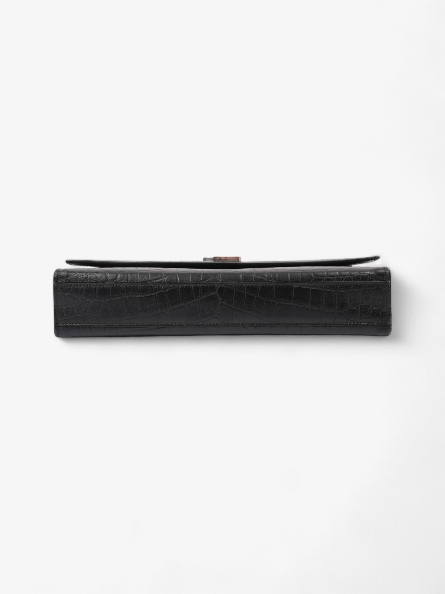Saint Laurent Kate Black Embossed Leather