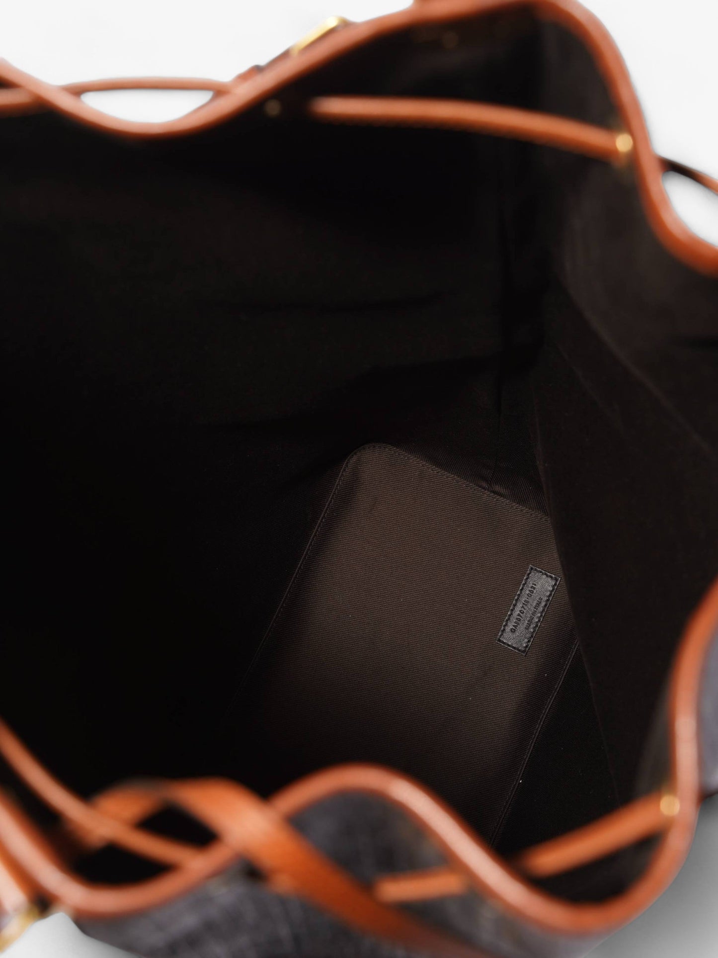 Saint Laurent Le Long Bucket Bag Monogram Canvas