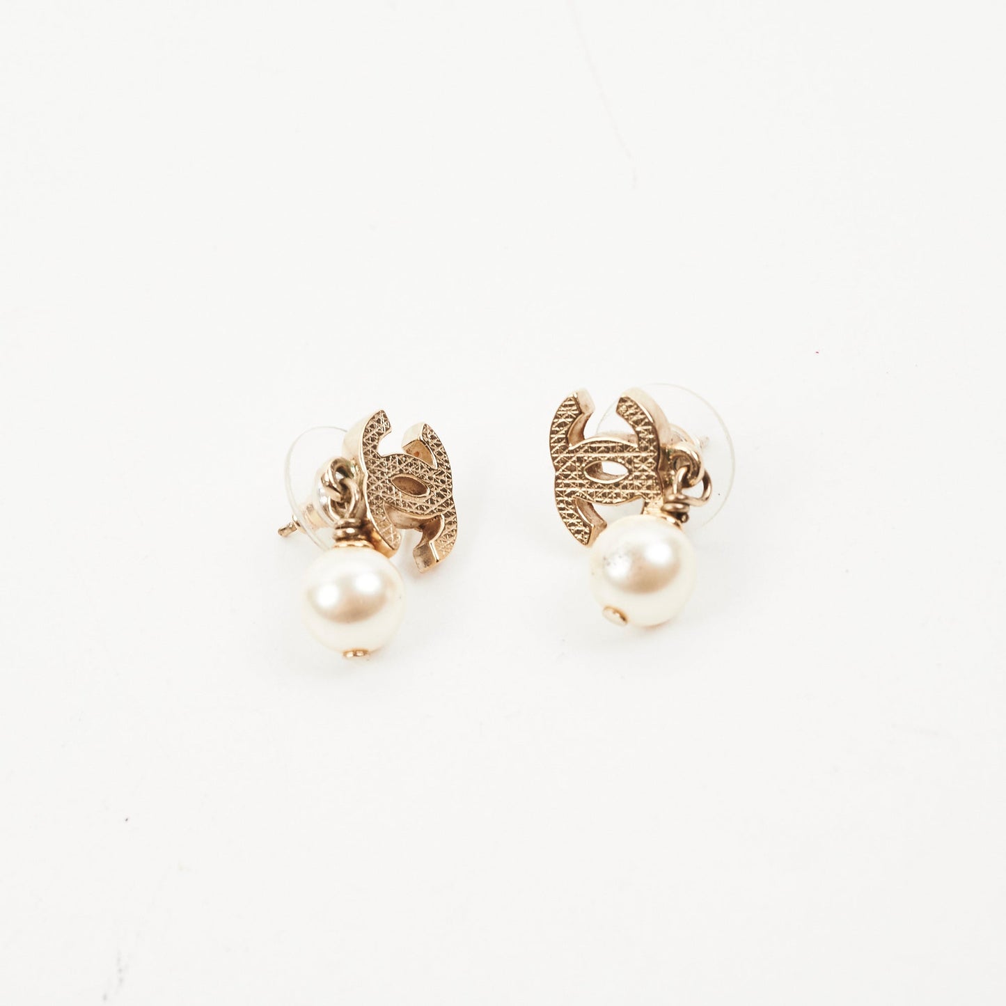 Chanel Drop Pearl Earrings