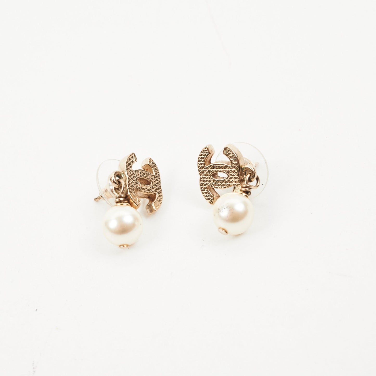 Chanel Drop Pearl Earrings