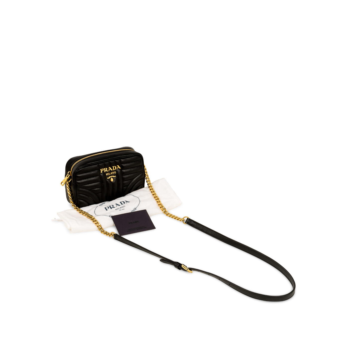 Prada Diagramme Small Crossbody Bag