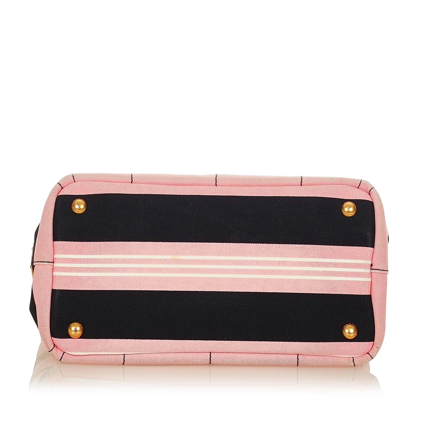 Prada Canapa Logo Canvas Satchel (SHG-24822)