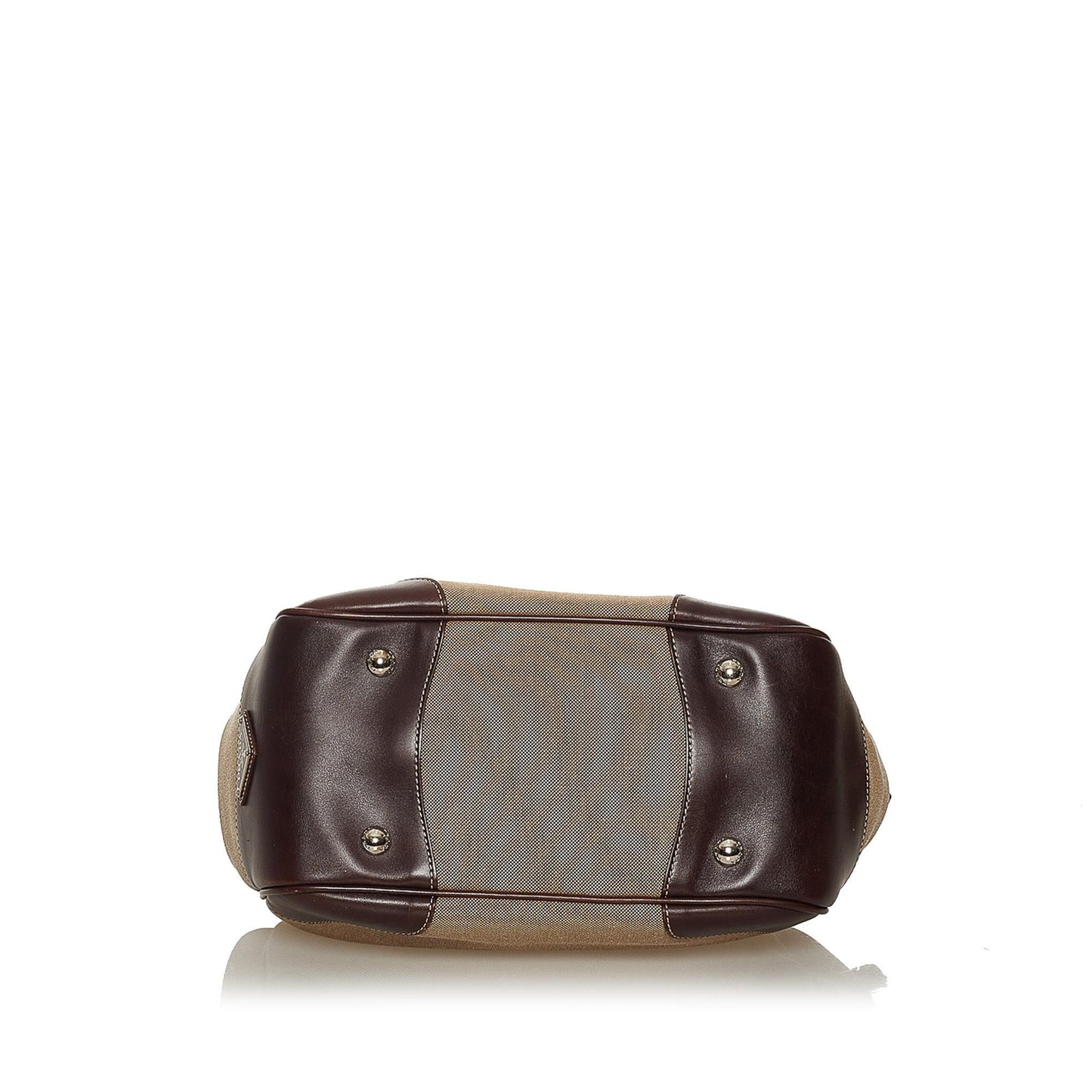 Prada Canapa Logo Frame Handbag (SHG-28728)