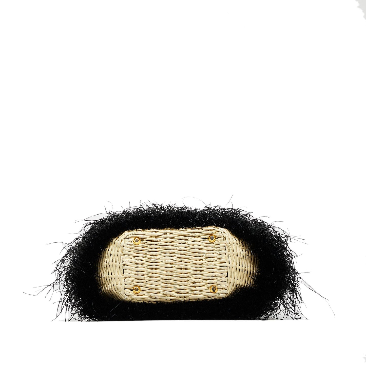 Prada Fringed Raffia Satchel (SHG-boy5Vs)