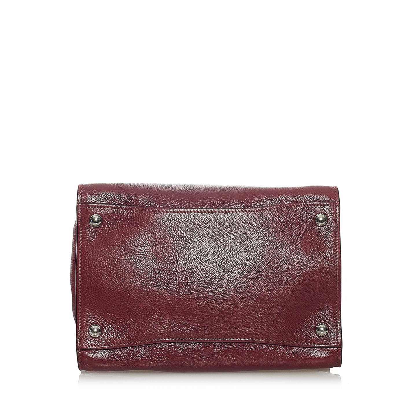 Prada Glace Calf Twin Pocket Leather Satchel (SHG-29132)