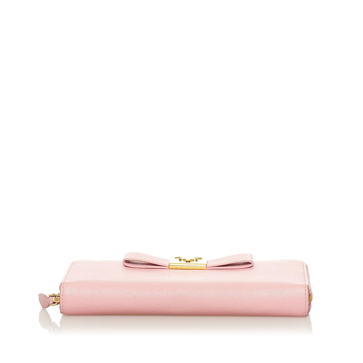 Prada Saffiano Fiocco Bow Long Wallet (SHG-35031)